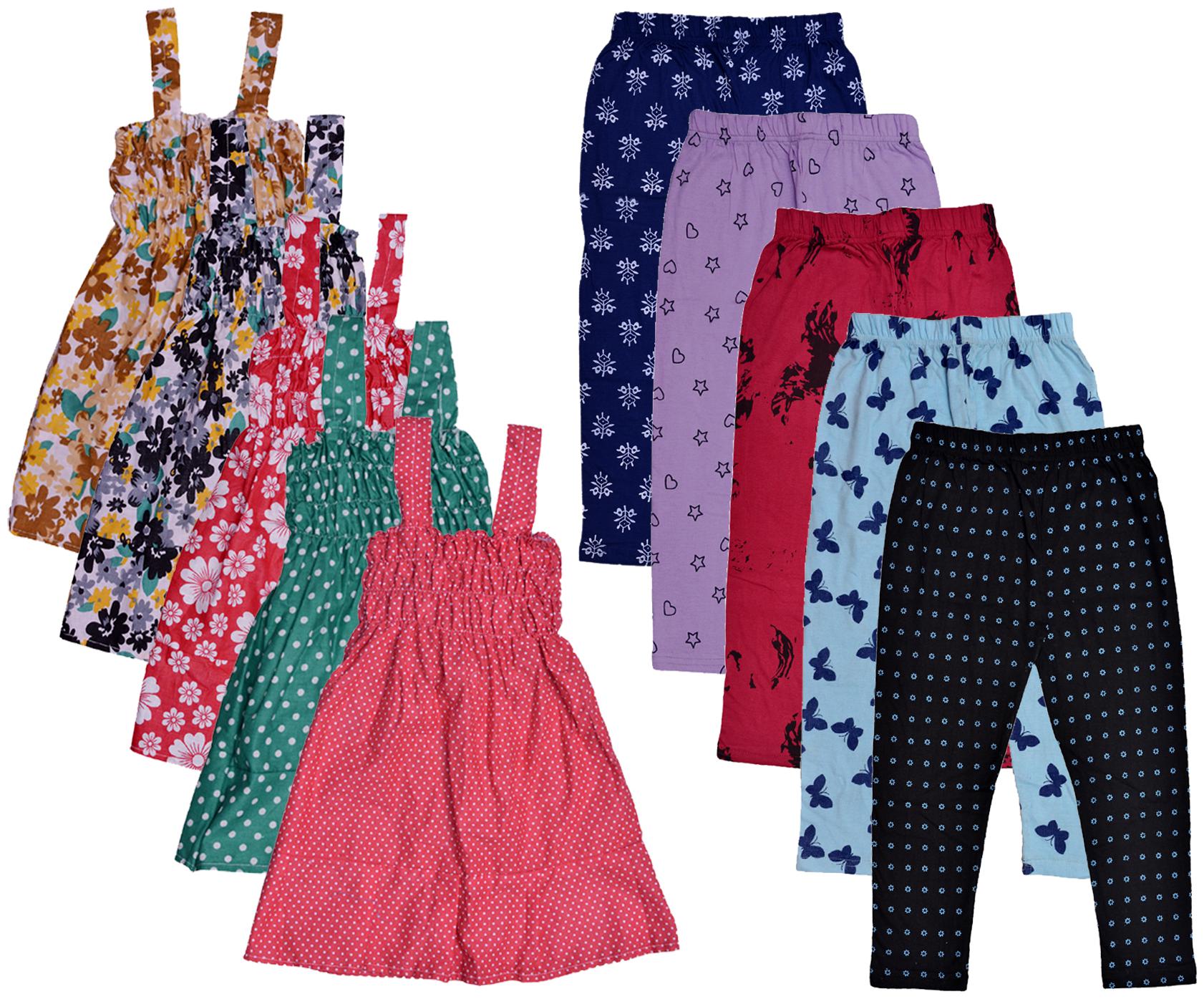 

Kavya Girl Cotton Top Bottom Set - Multi