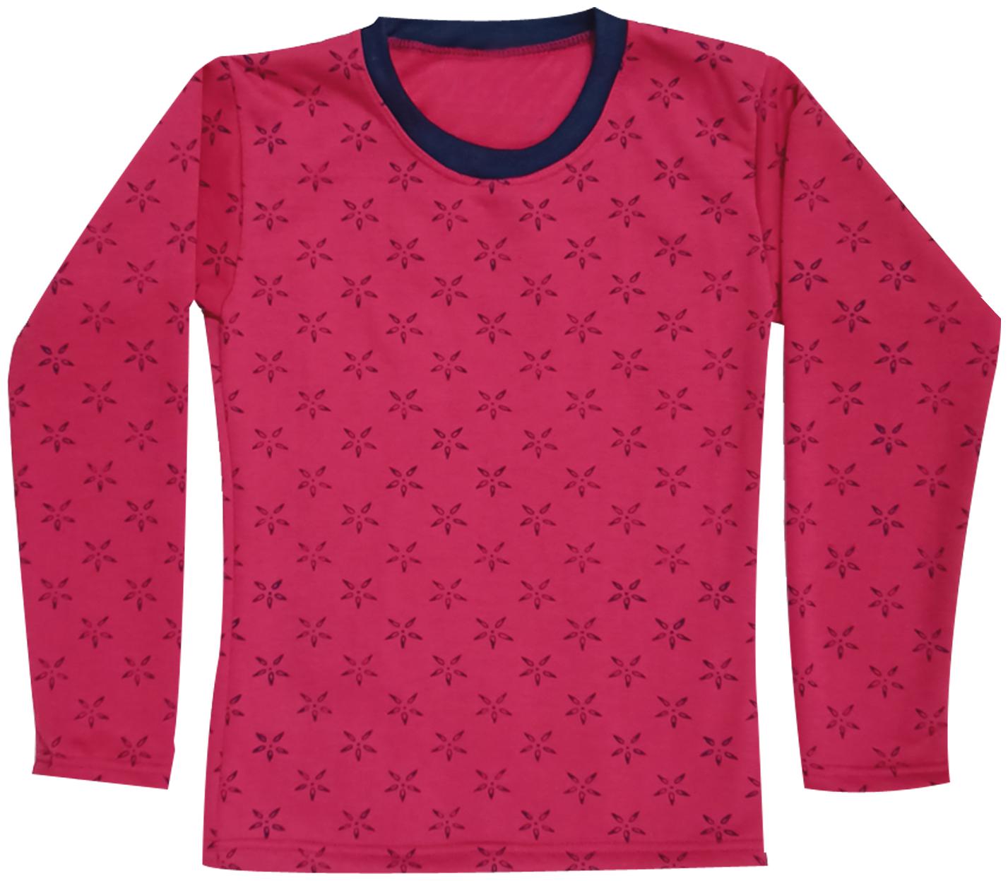 

Kavya Girl Wool Printed T shirt - Pink