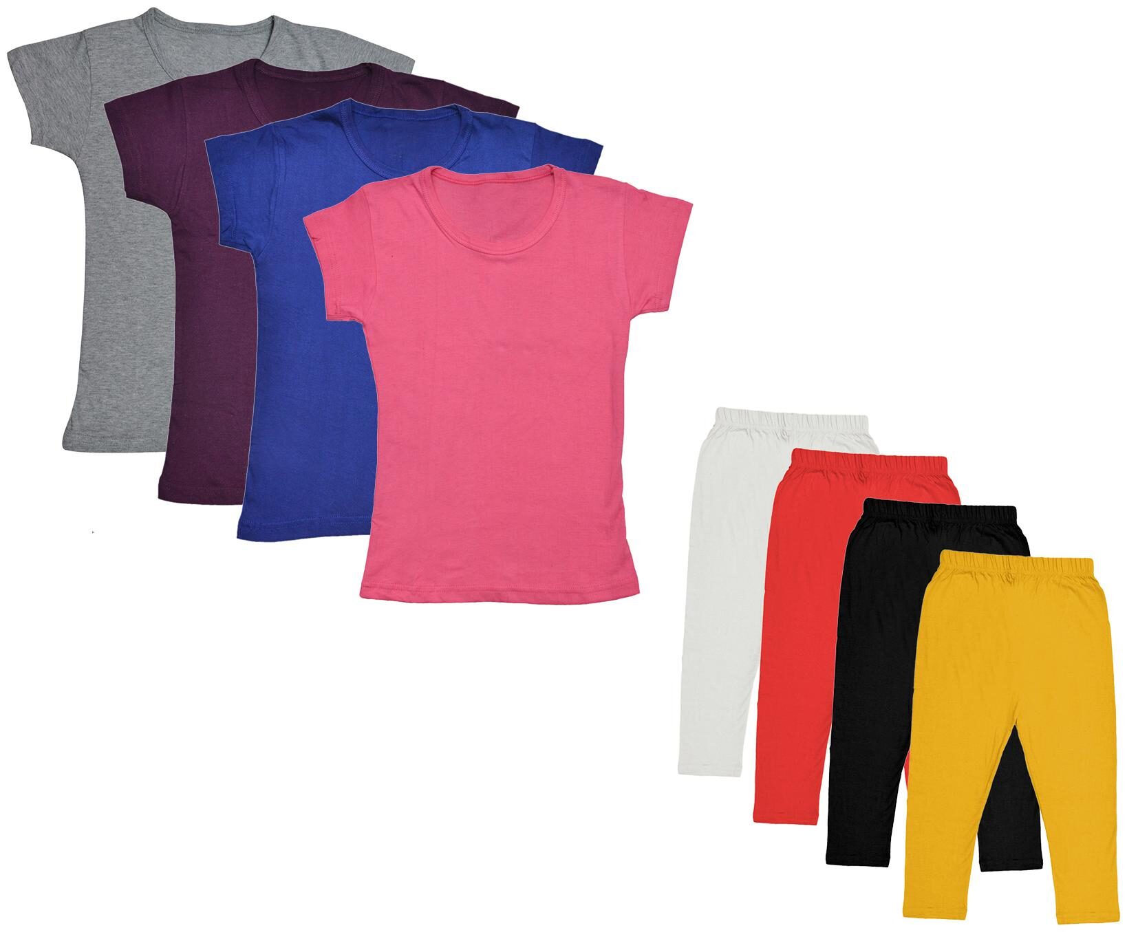 

Kavya Girl Cotton Top Bottom Set - Multi