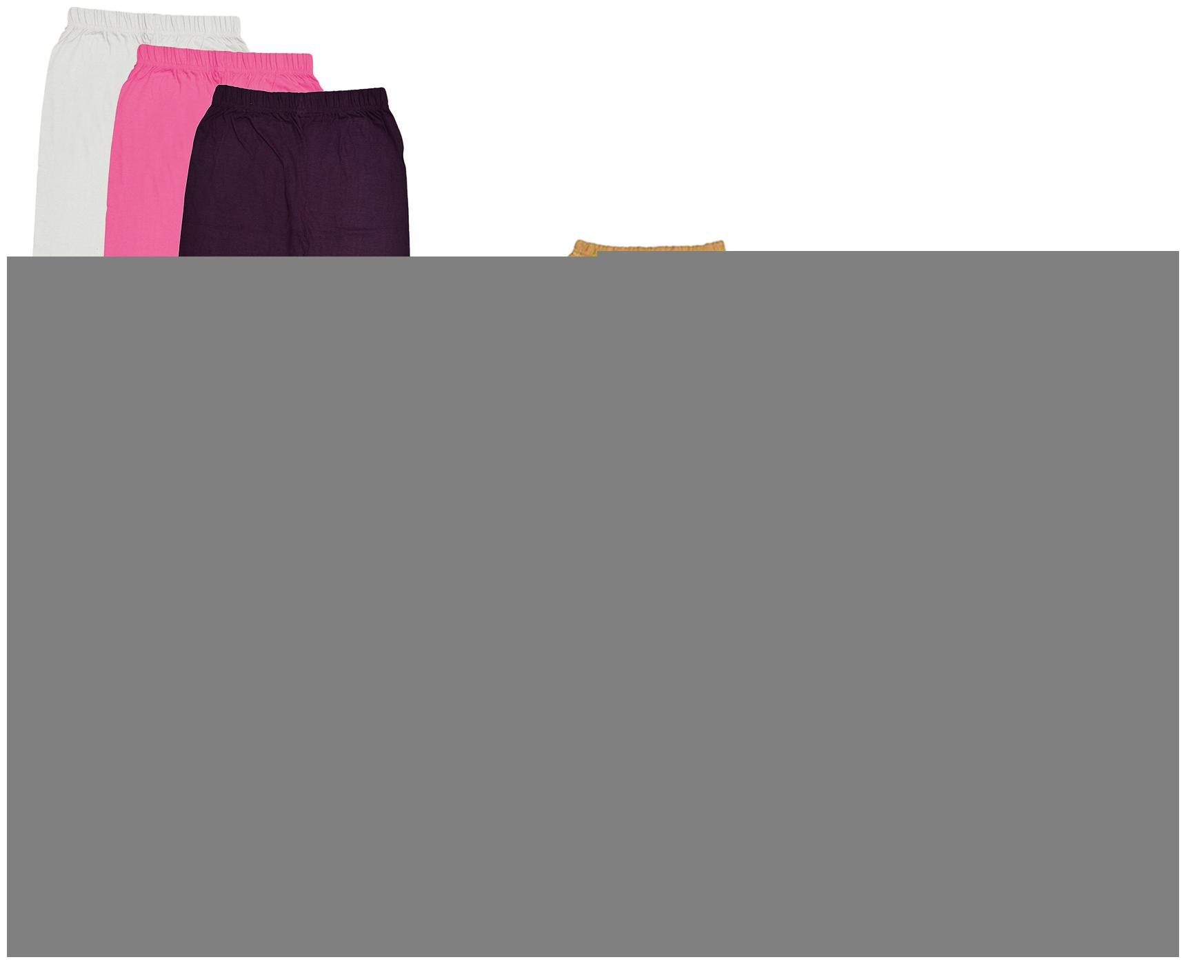 

Kavya Girl Cotton Solid Capri - Multi