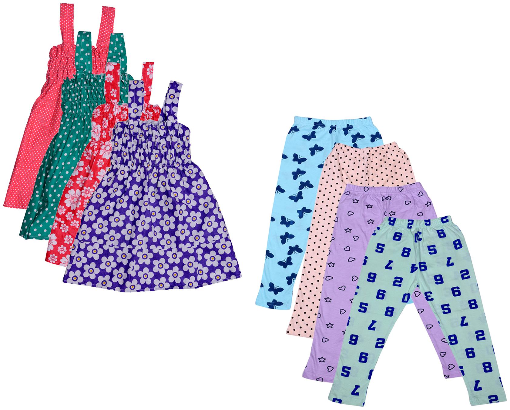 

Kavya Girl Cotton Top Bottom Set - Multi