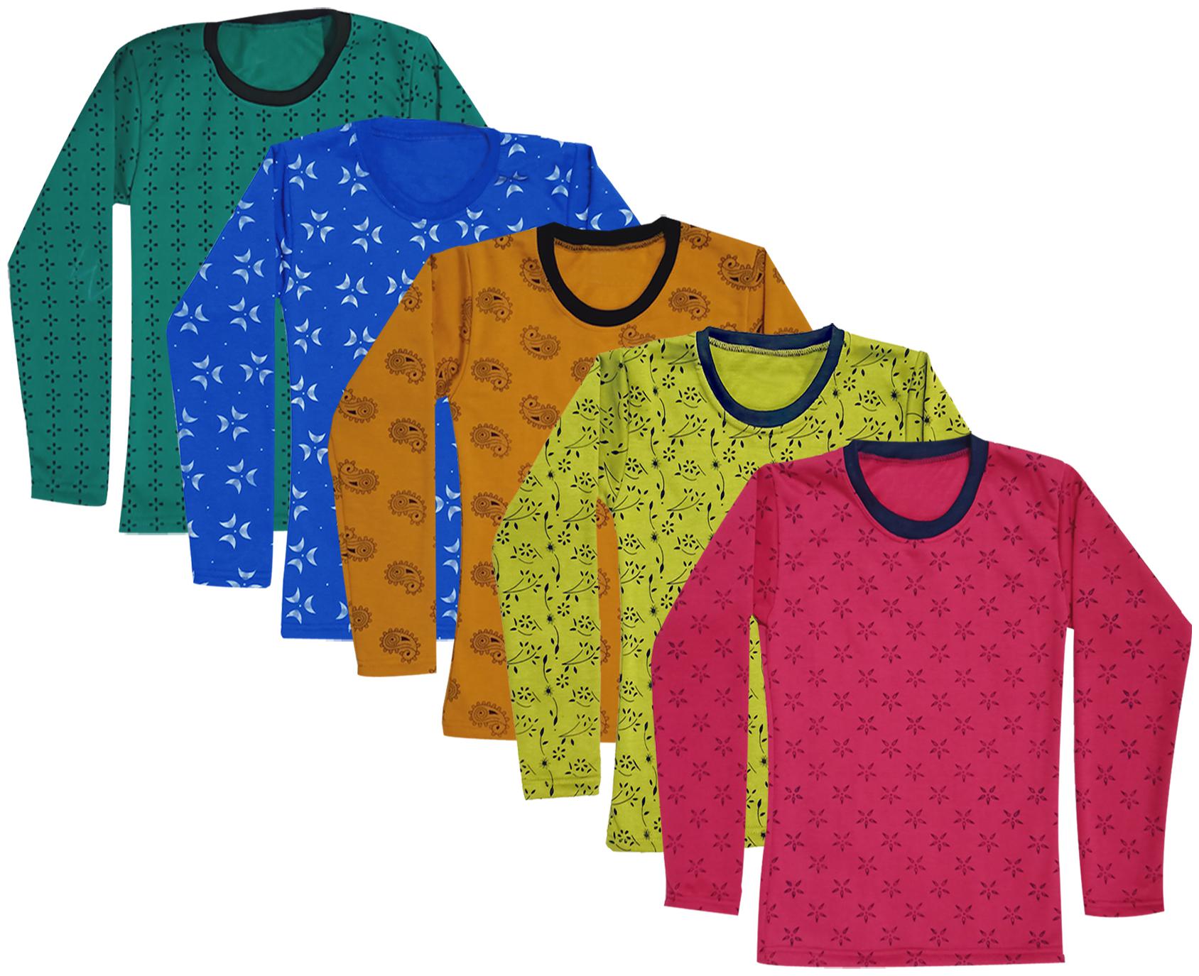 

Kavya Girl Wool Printed T shirt - Multi