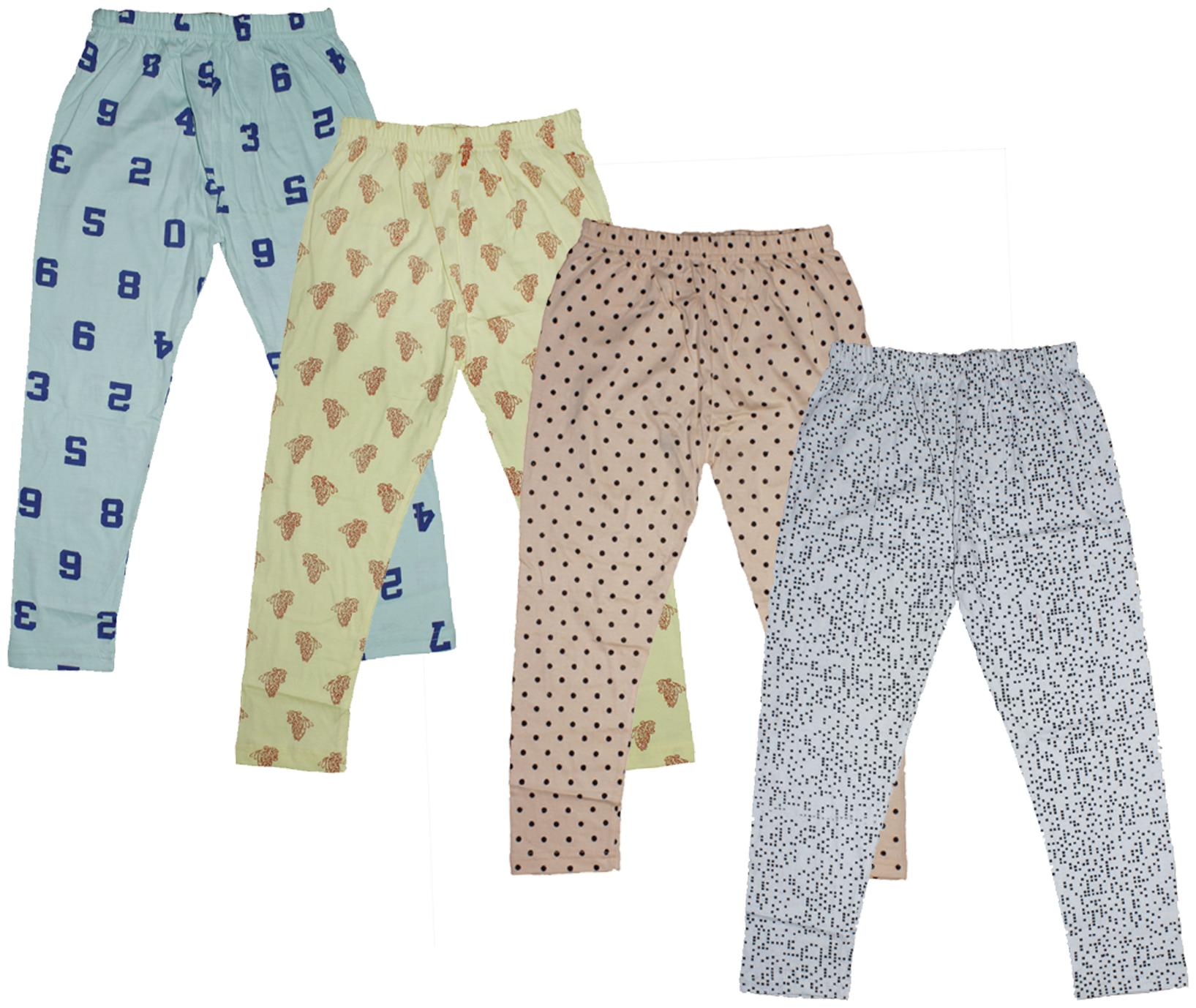 

KAVYA Girls Combo Pack Of Printed Capri Multi (Pack of 4)