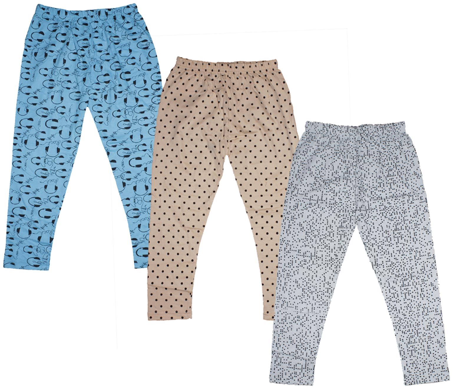 

KAVYA Girls Combo Pack Of Printed Capri Multi (Pack of 3)