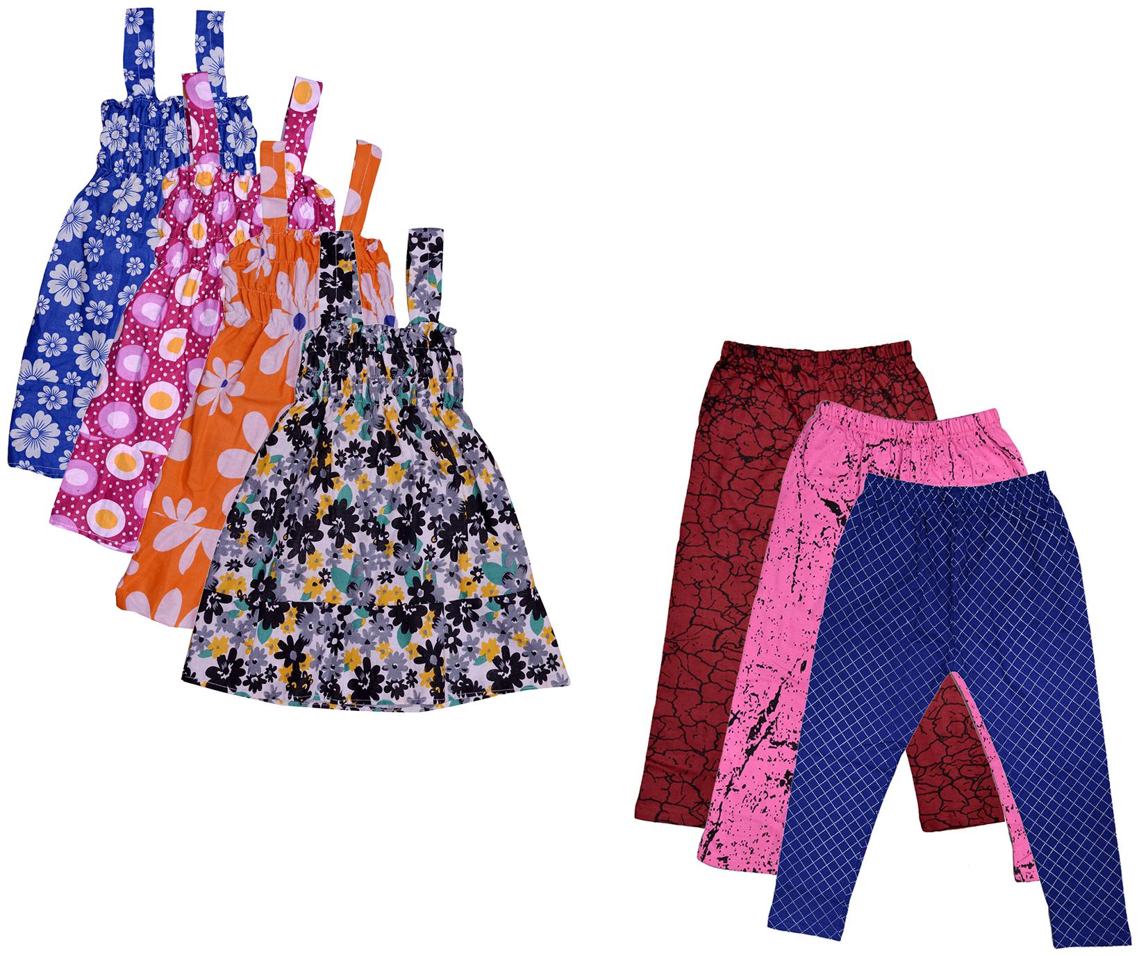 

Kavya Girl Cotton Top Bottom Set - Multi