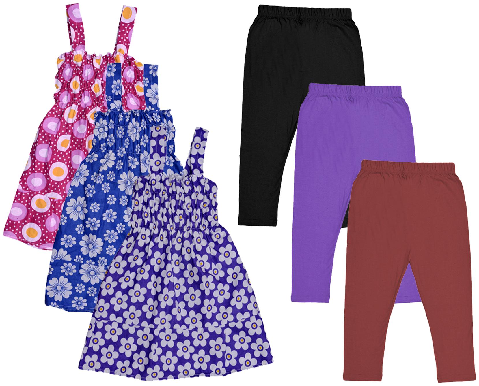 

Kavya Girl Cotton Top Bottom Set - Multi