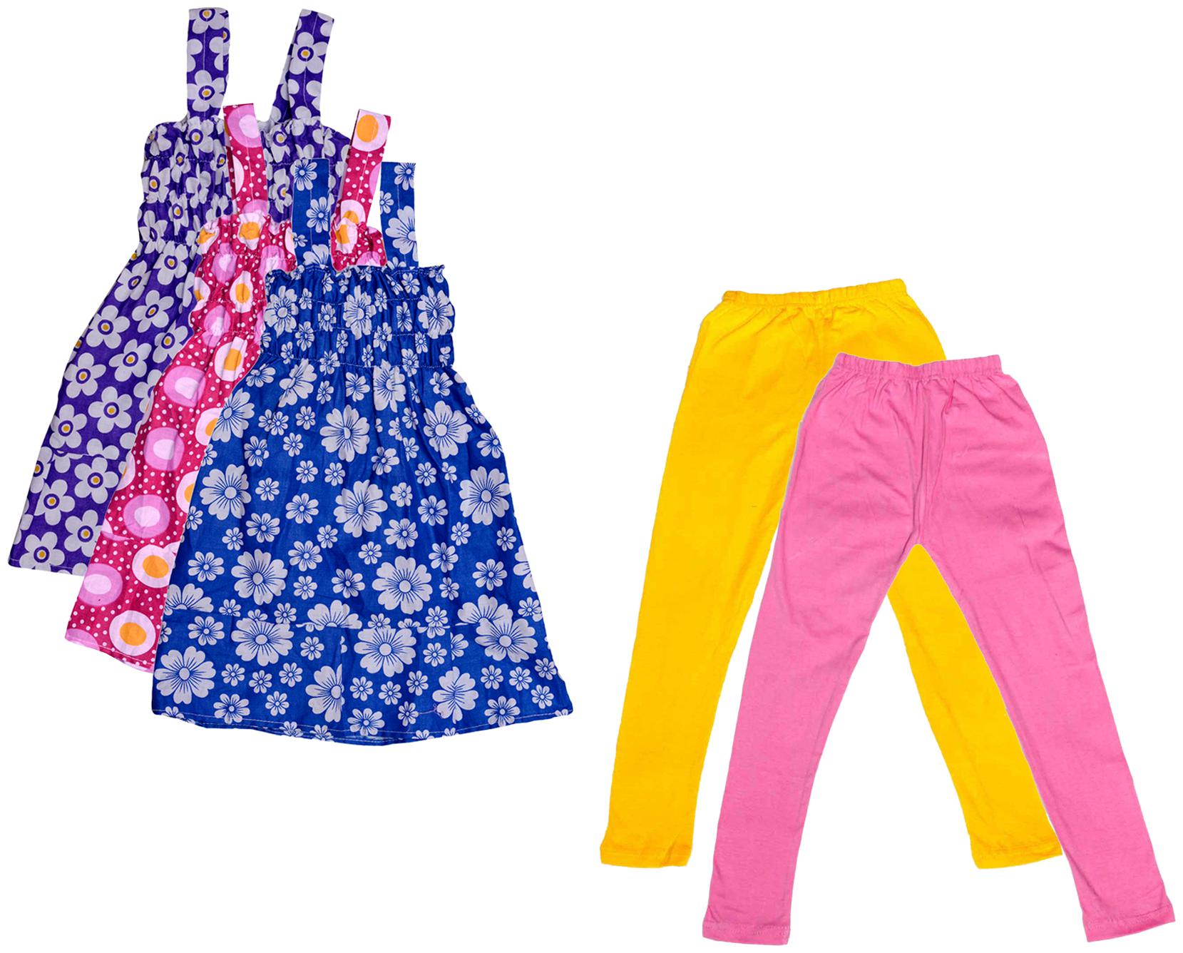 

Kavya Girl Cotton Top Bottom Set - Multi