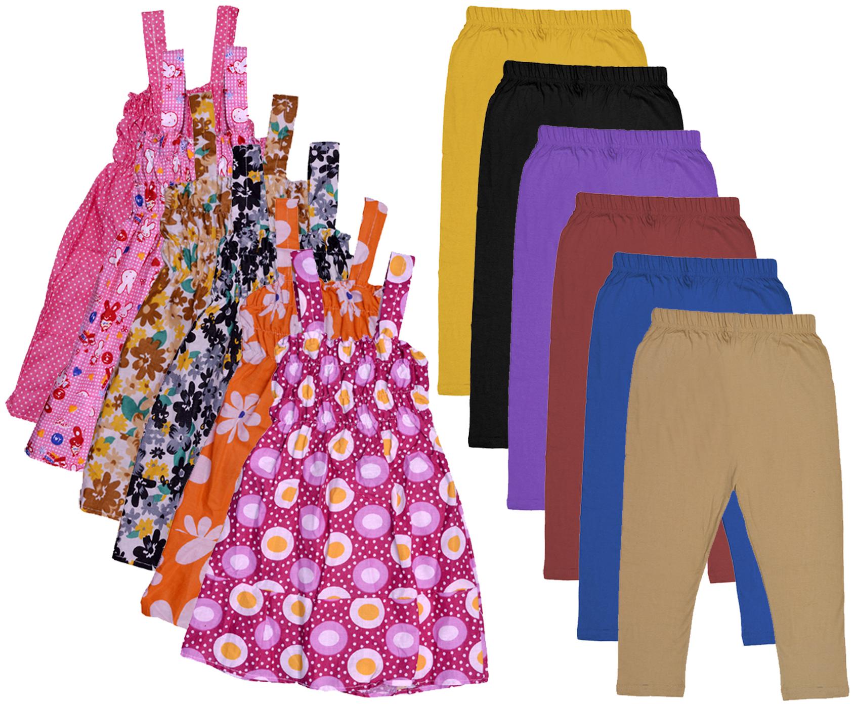 

Kavya Girl Cotton Top Bottom Set - Multi