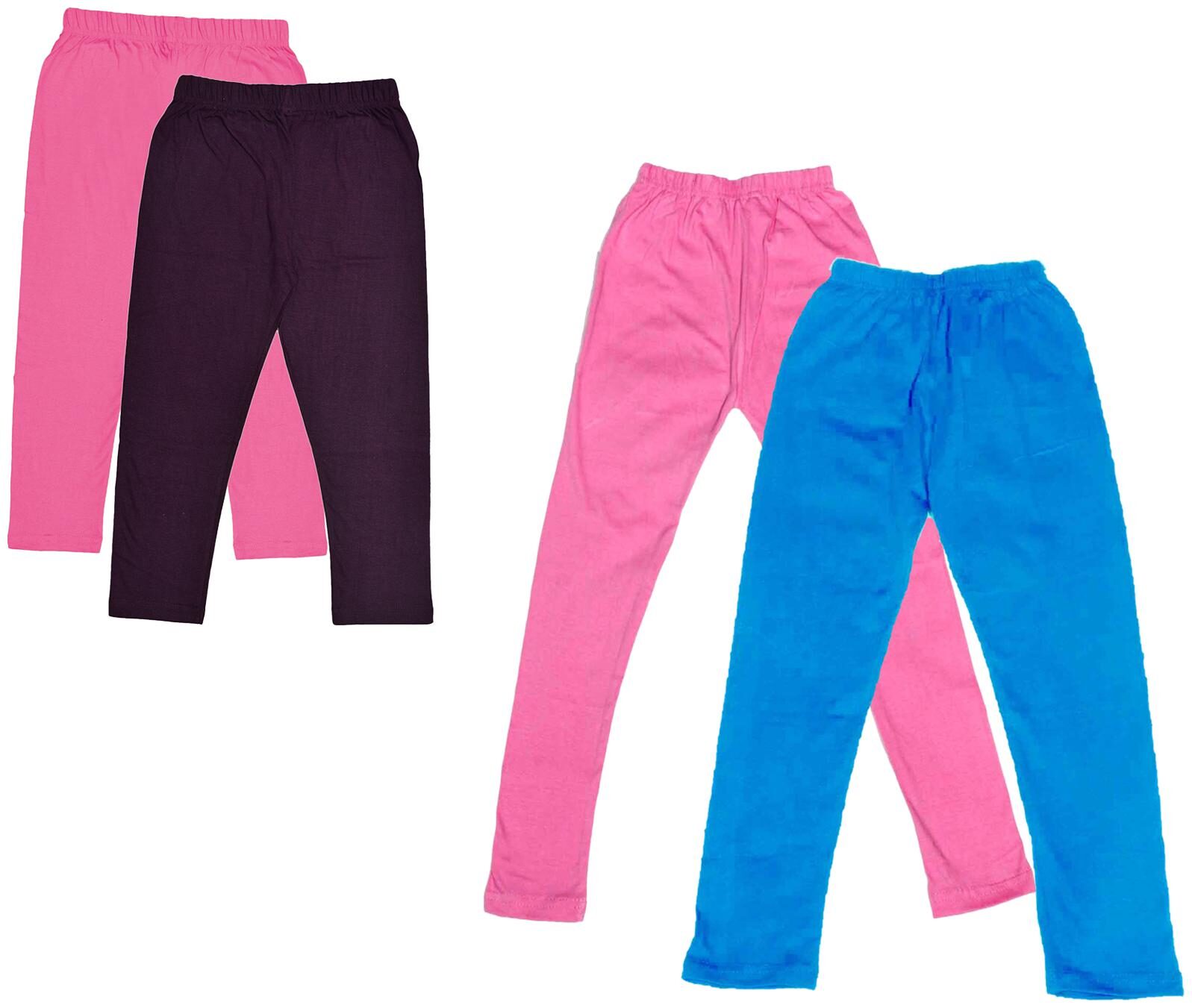 

Kavya Girl Cotton Solid Capri - Multi