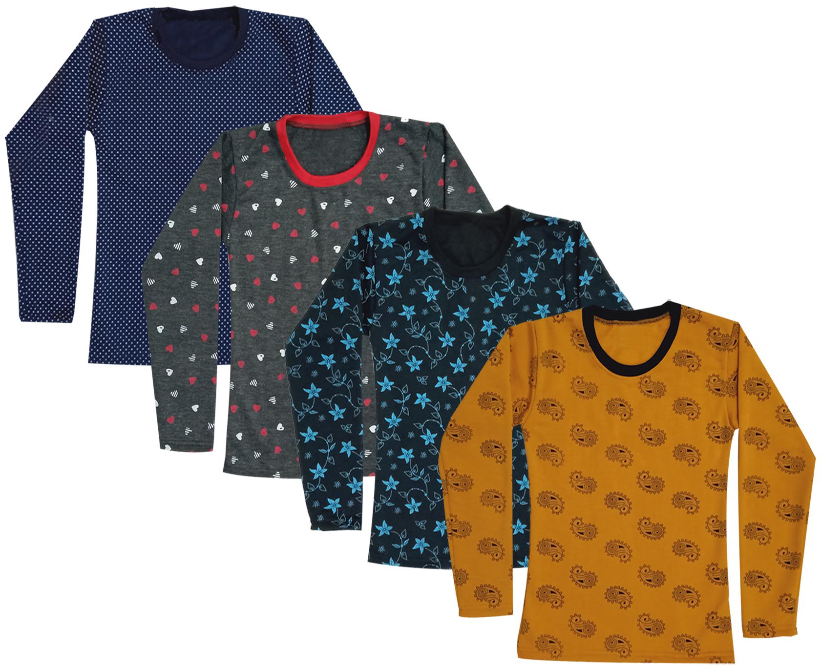 

Kavya Girl Wool Printed T shirt - Multi