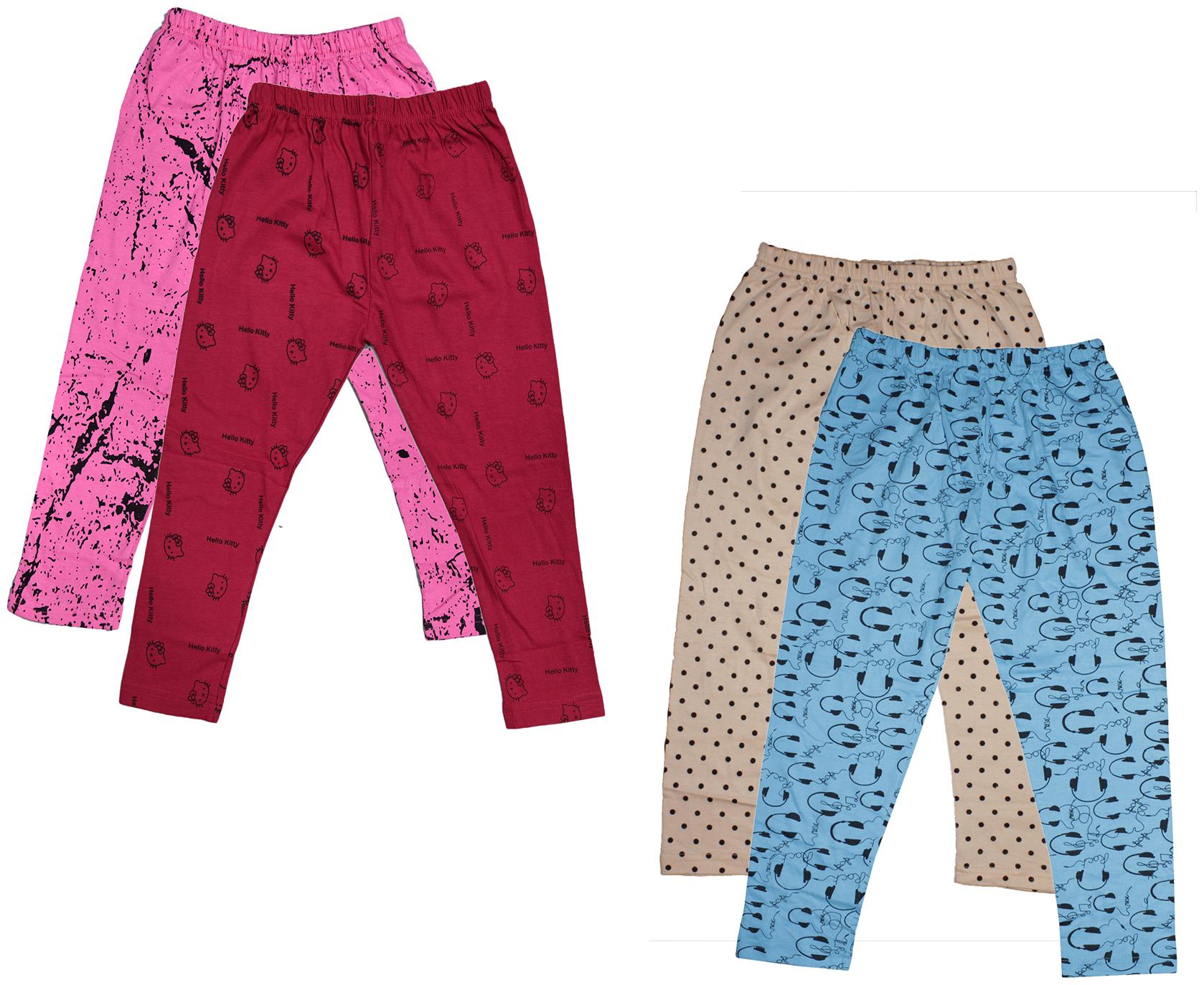 

Kavya Girl Cotton Printed Capri - Multi