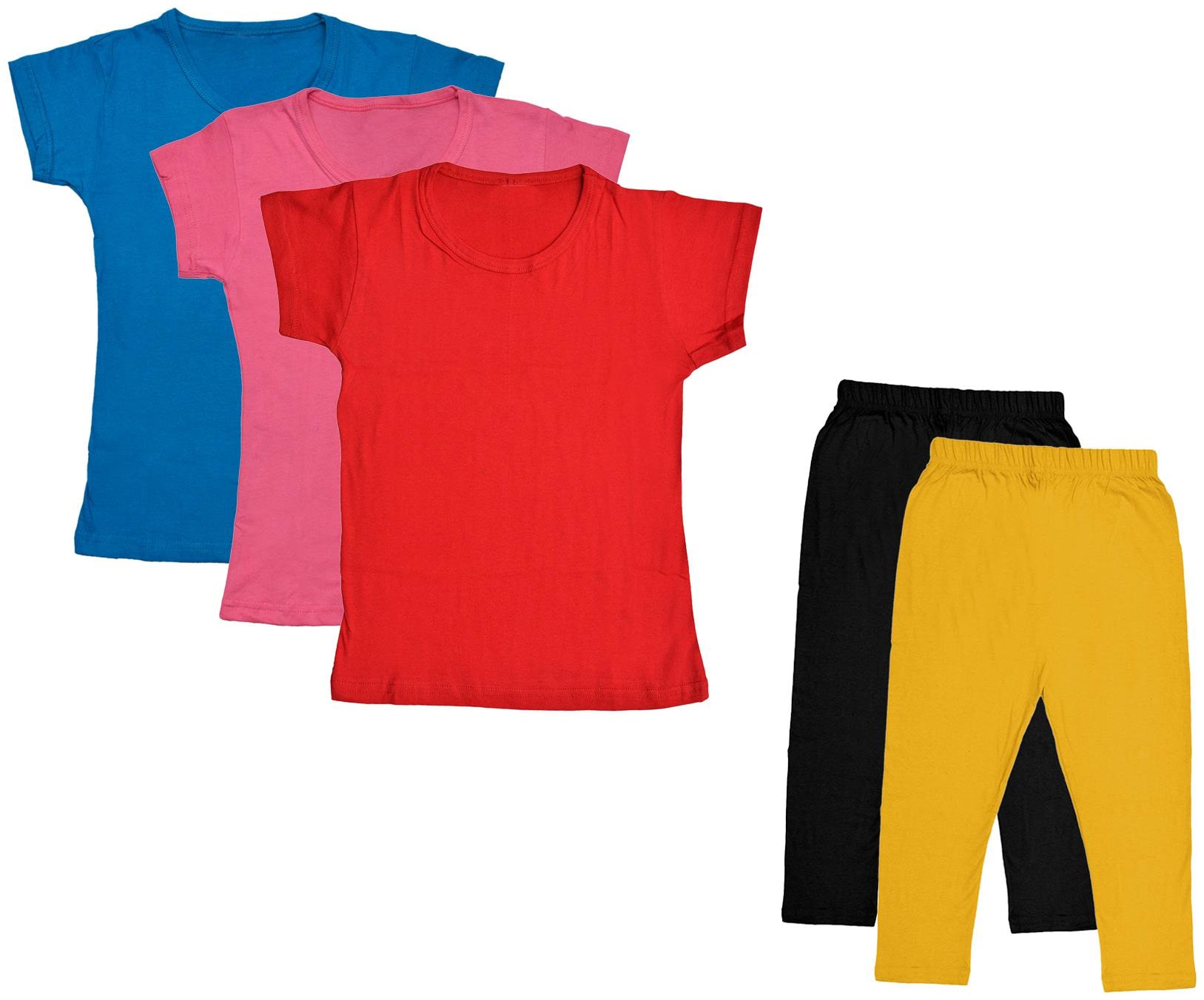 

Kavya Girl Cotton Top Bottom Set - Multi