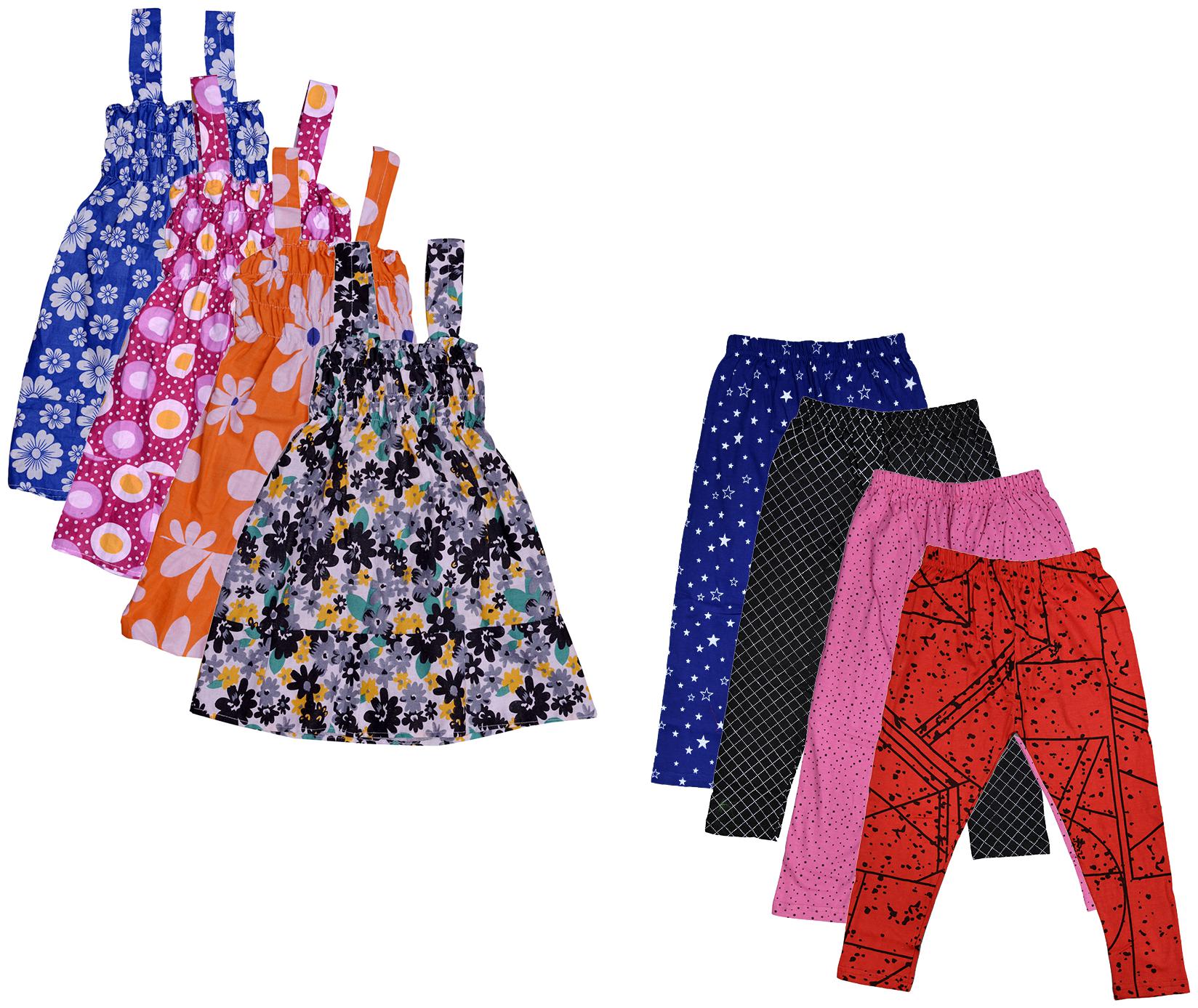 

Kavya Girl Cotton Top Bottom Set - Multi