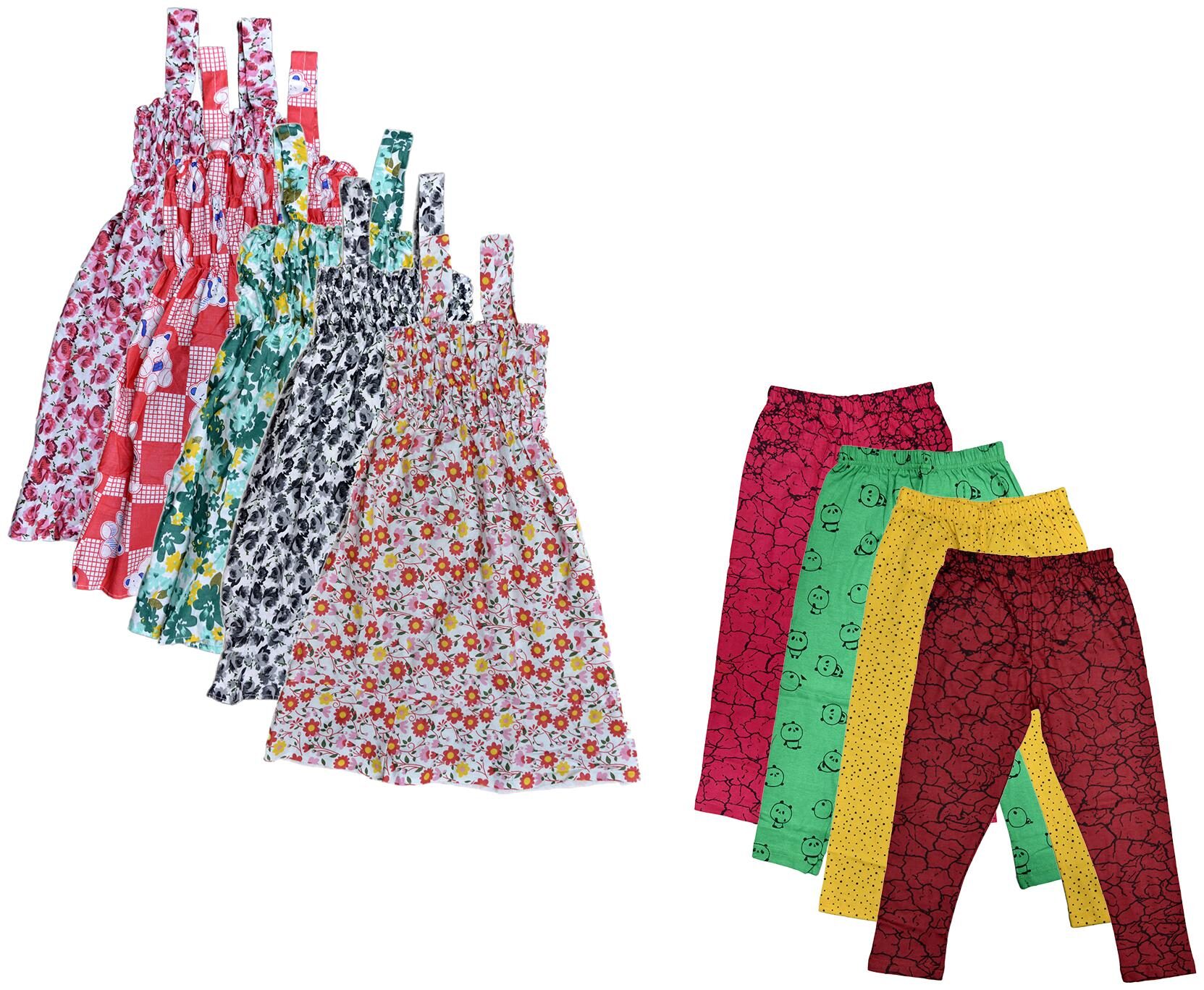

Kavya Girl Cotton Top Bottom Set - Multi