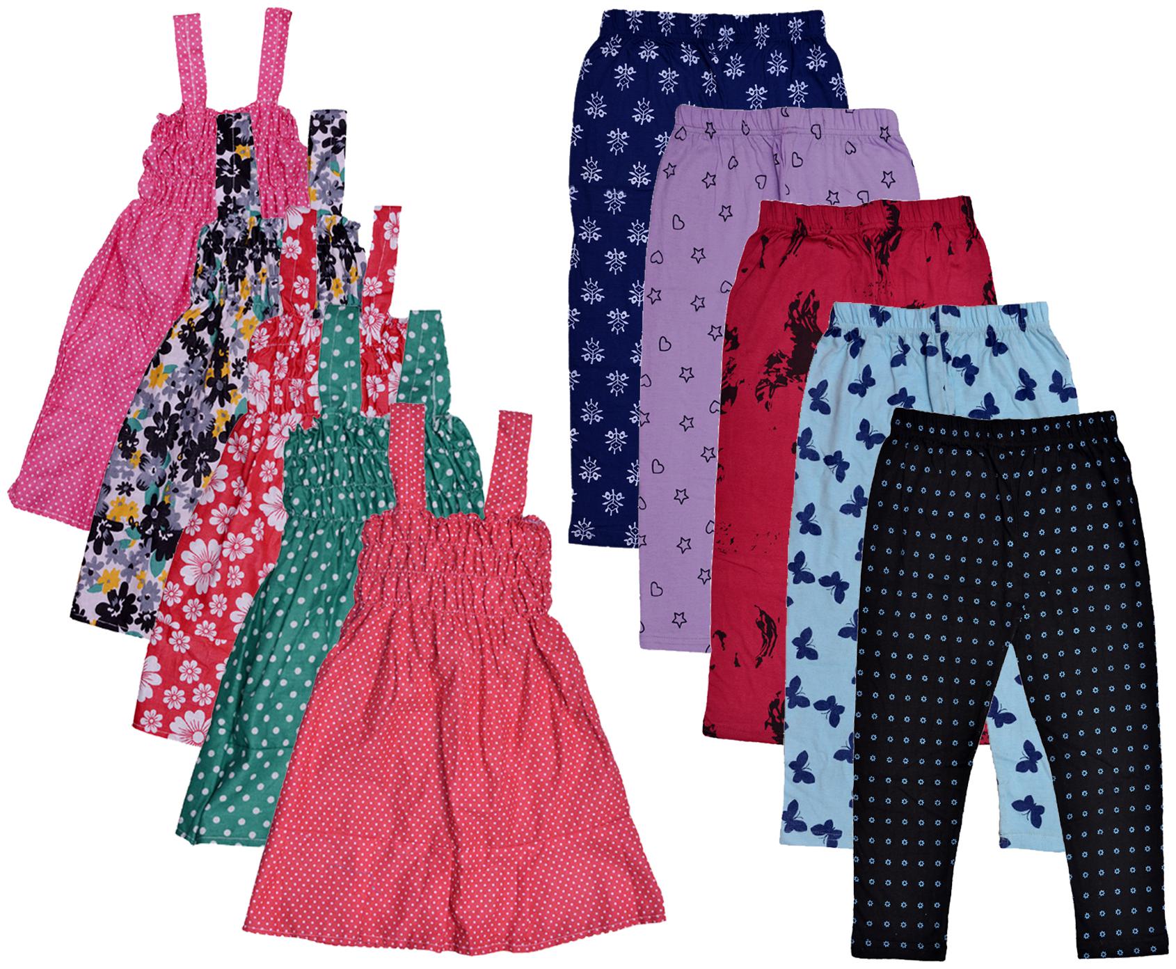 

Kavya Girl Cotton Top Bottom Set - Multi