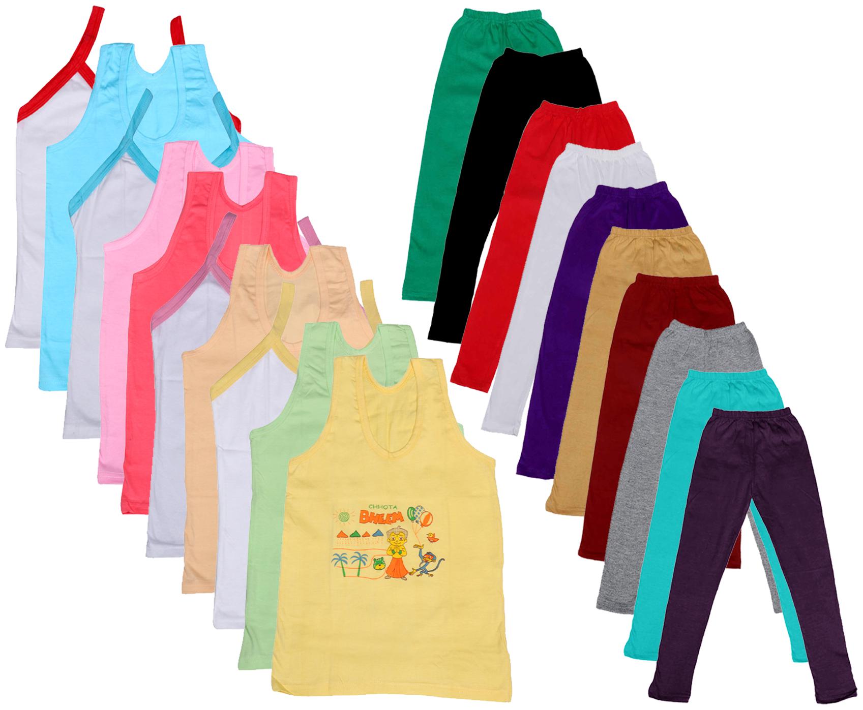 

Kavya Girl Cotton Top Bottom Set - Multi