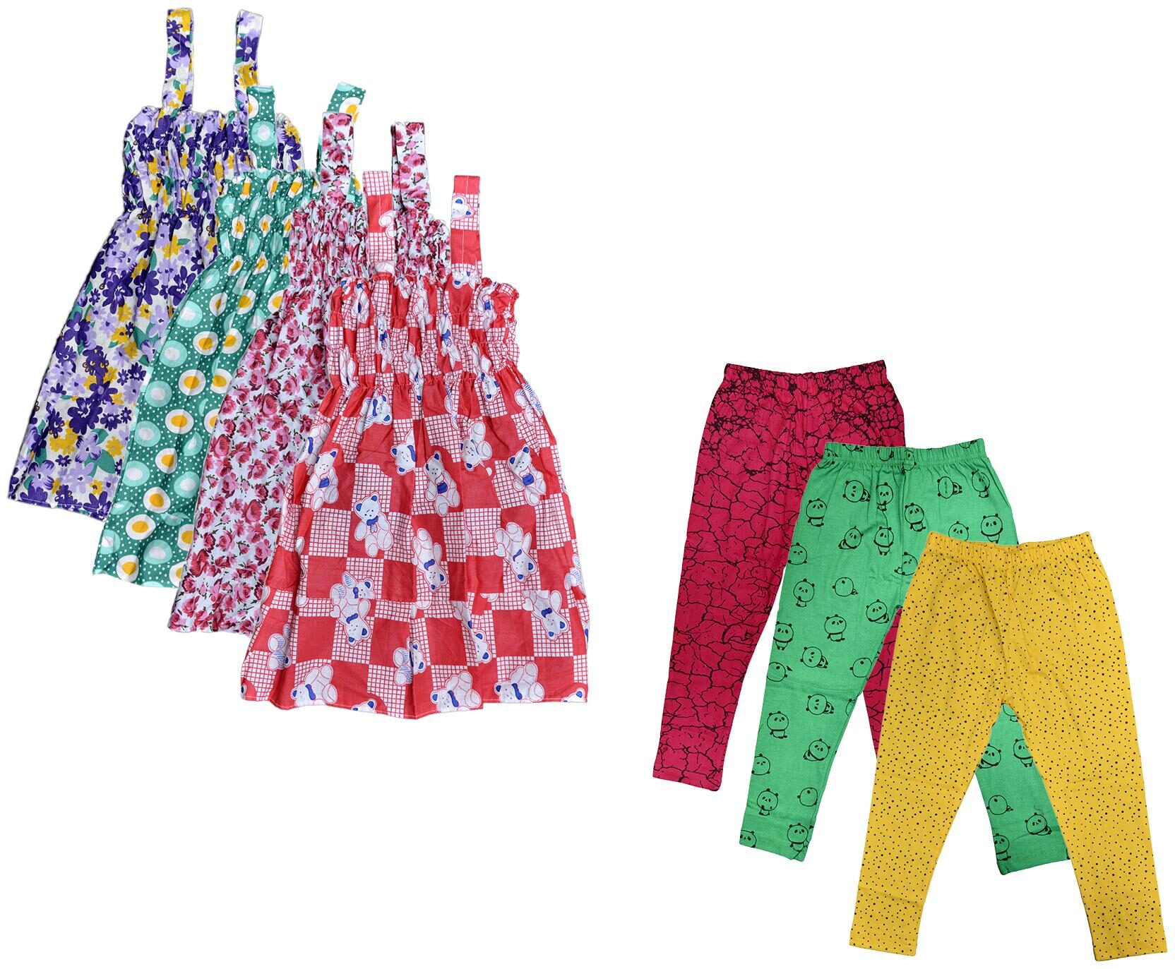 

Kavya Girl Cotton Top Bottom Set - Multi