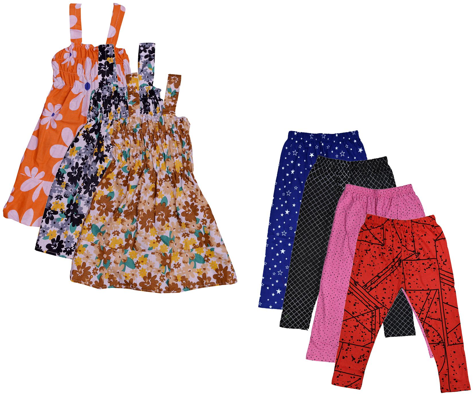 

Kavya Girl Cotton Top Bottom Set - Multi