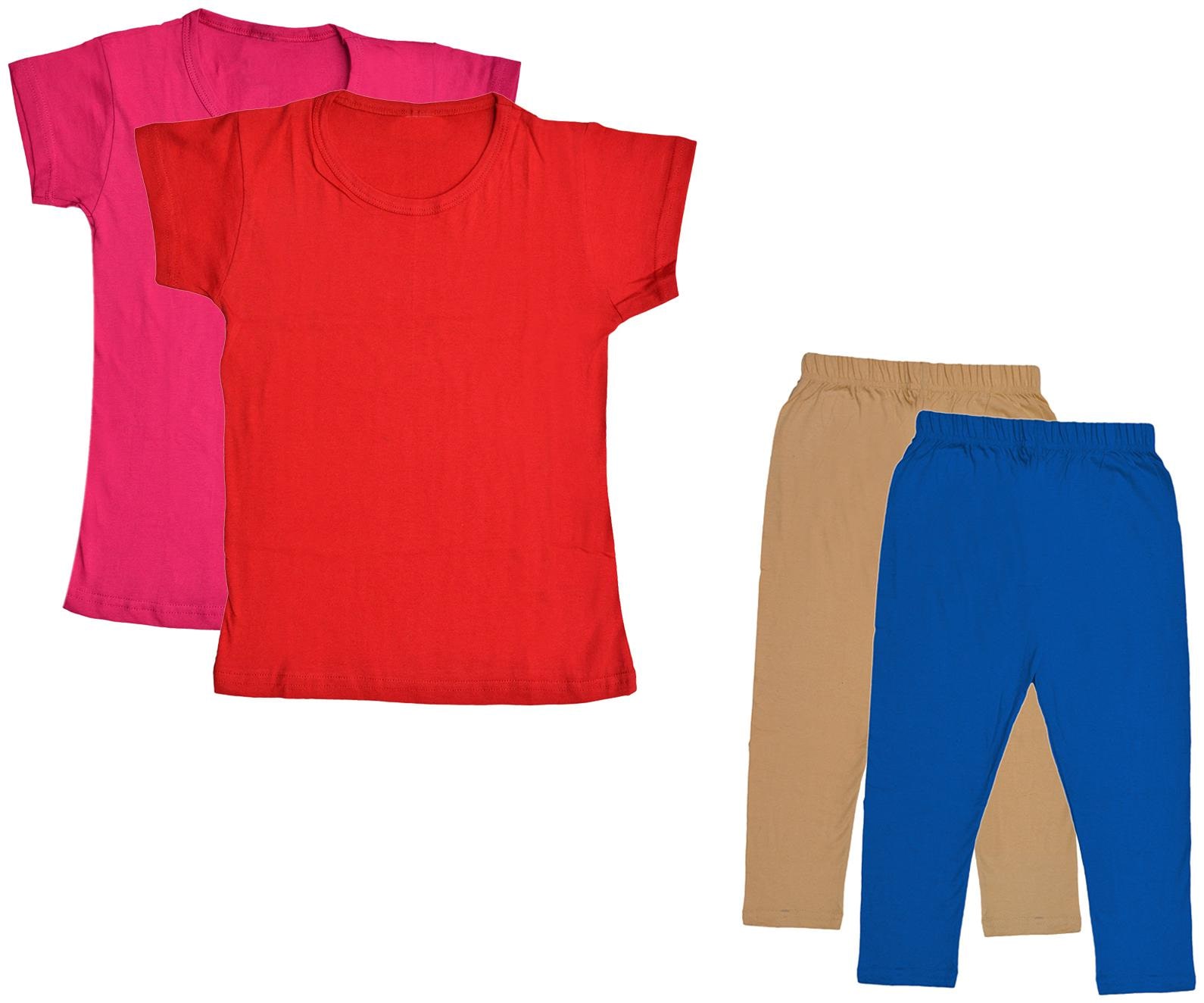 

Kavya Girl Cotton Top Bottom Set - Multi