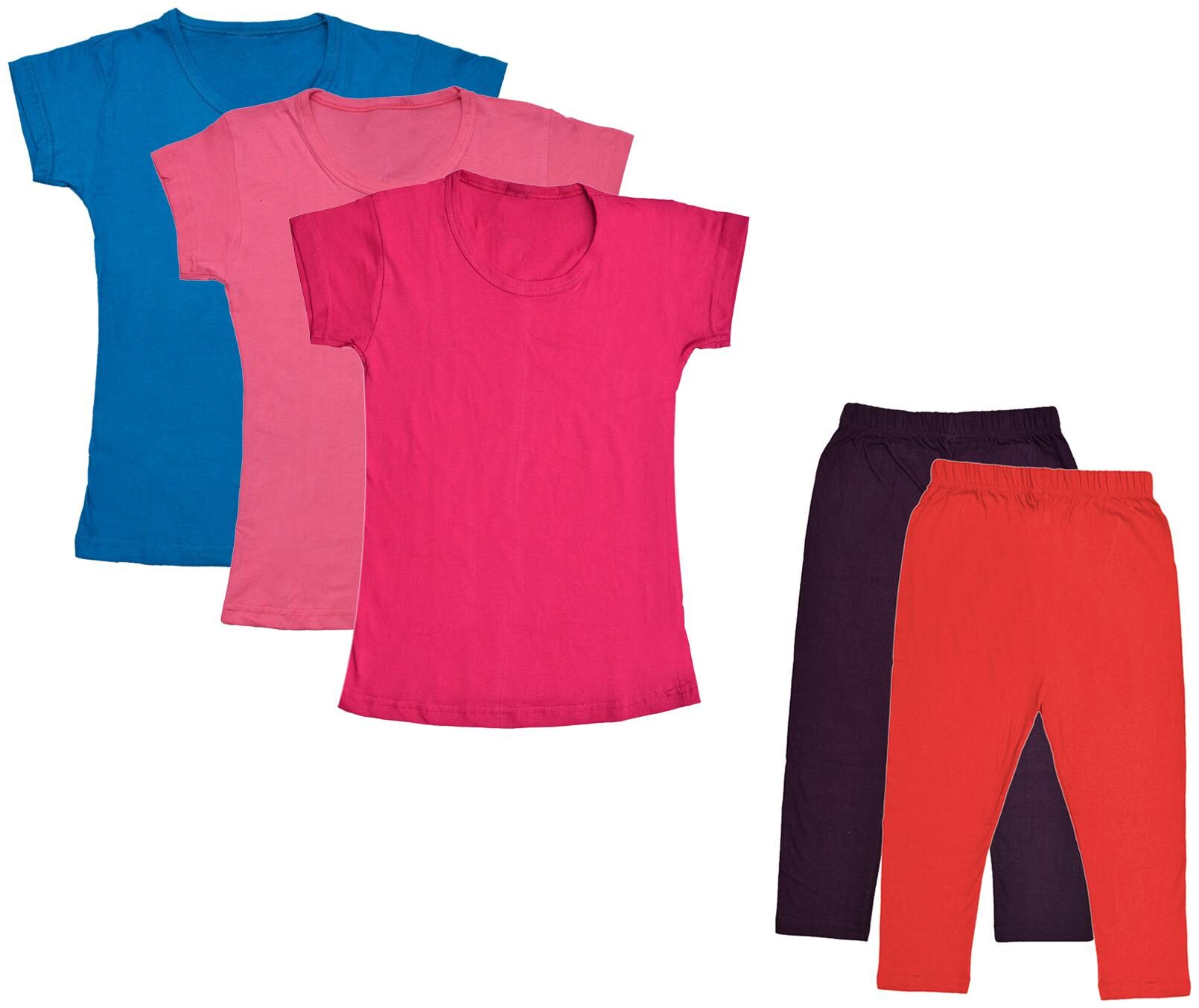 

Kavya Girl Cotton Top Bottom Set - Multi