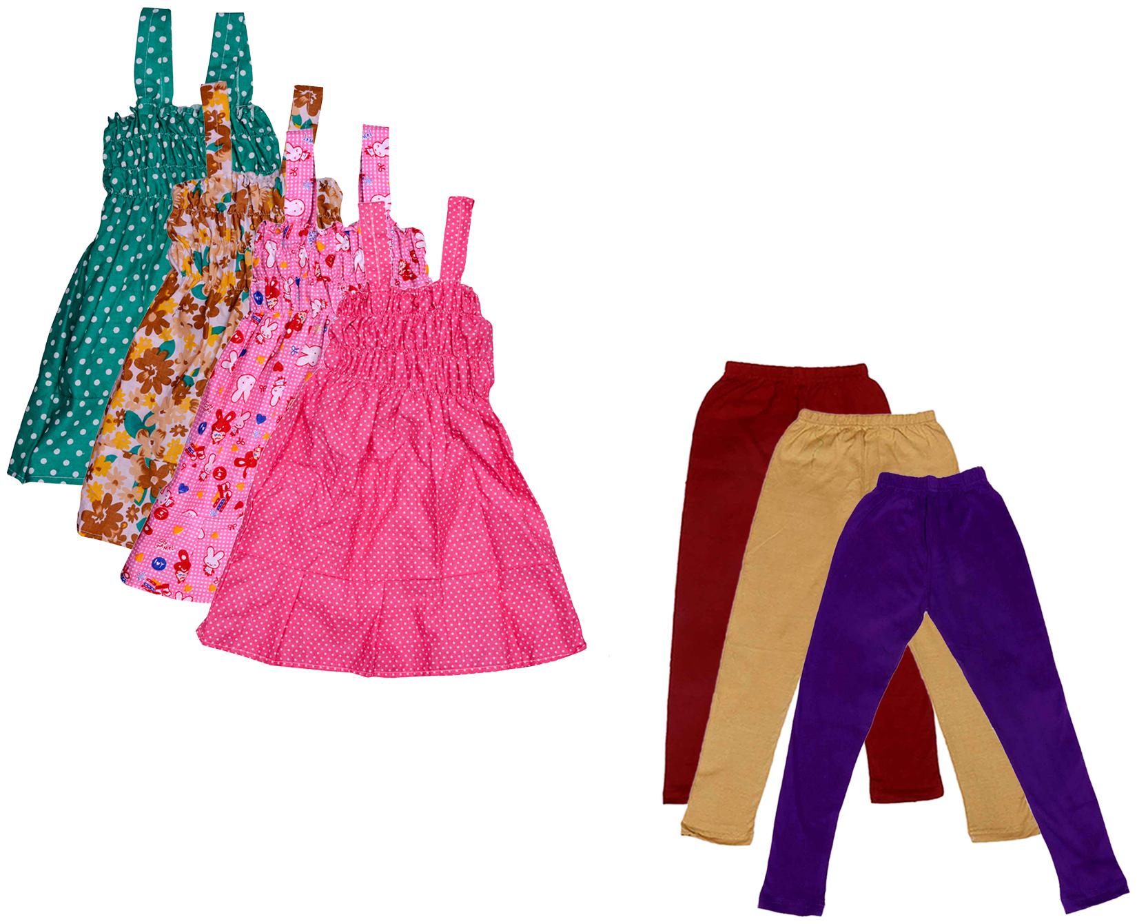 

Kavya Girl Cotton Top Bottom Set - Multi
