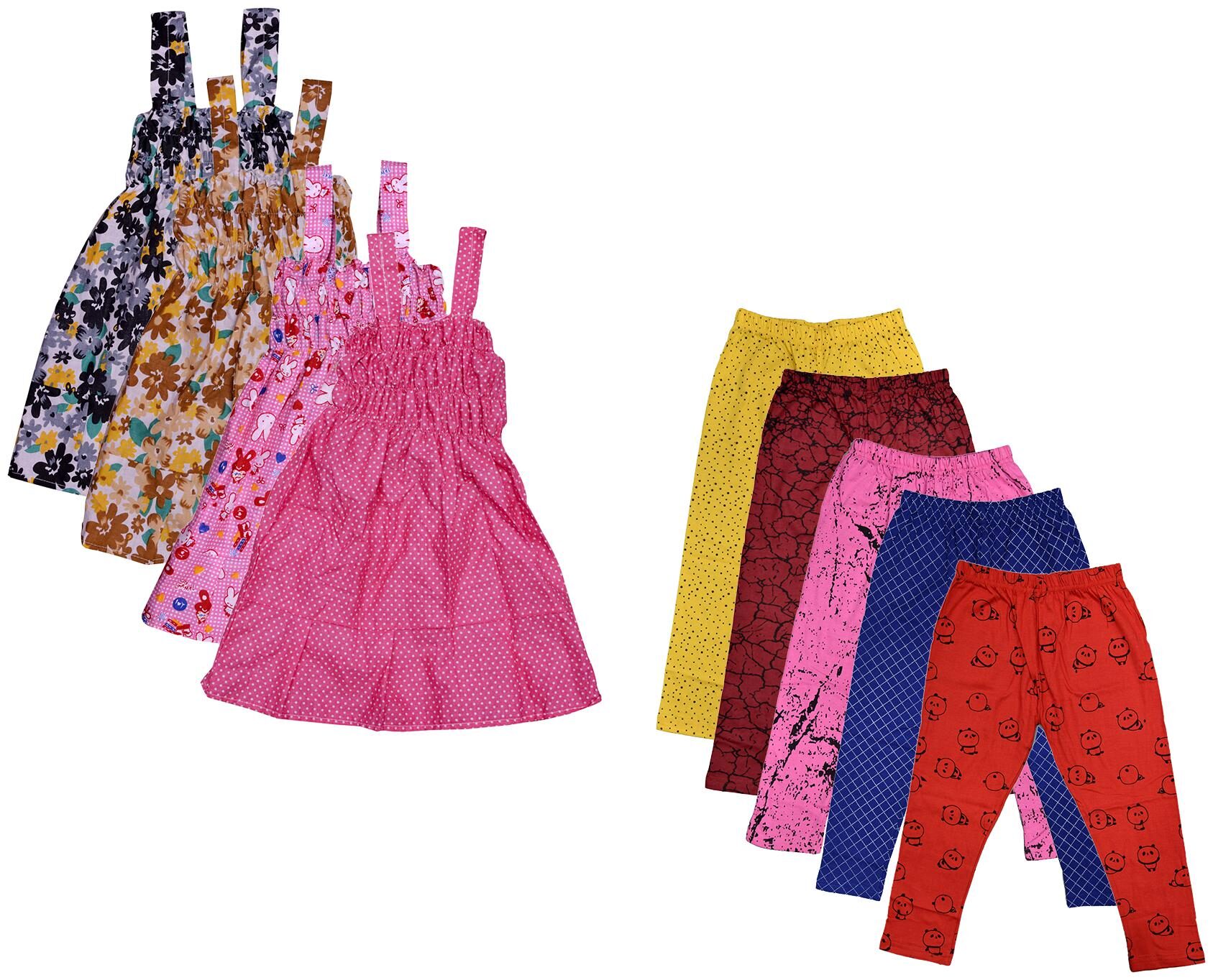 

Kavya Girl Cotton Top Bottom Set - Multi