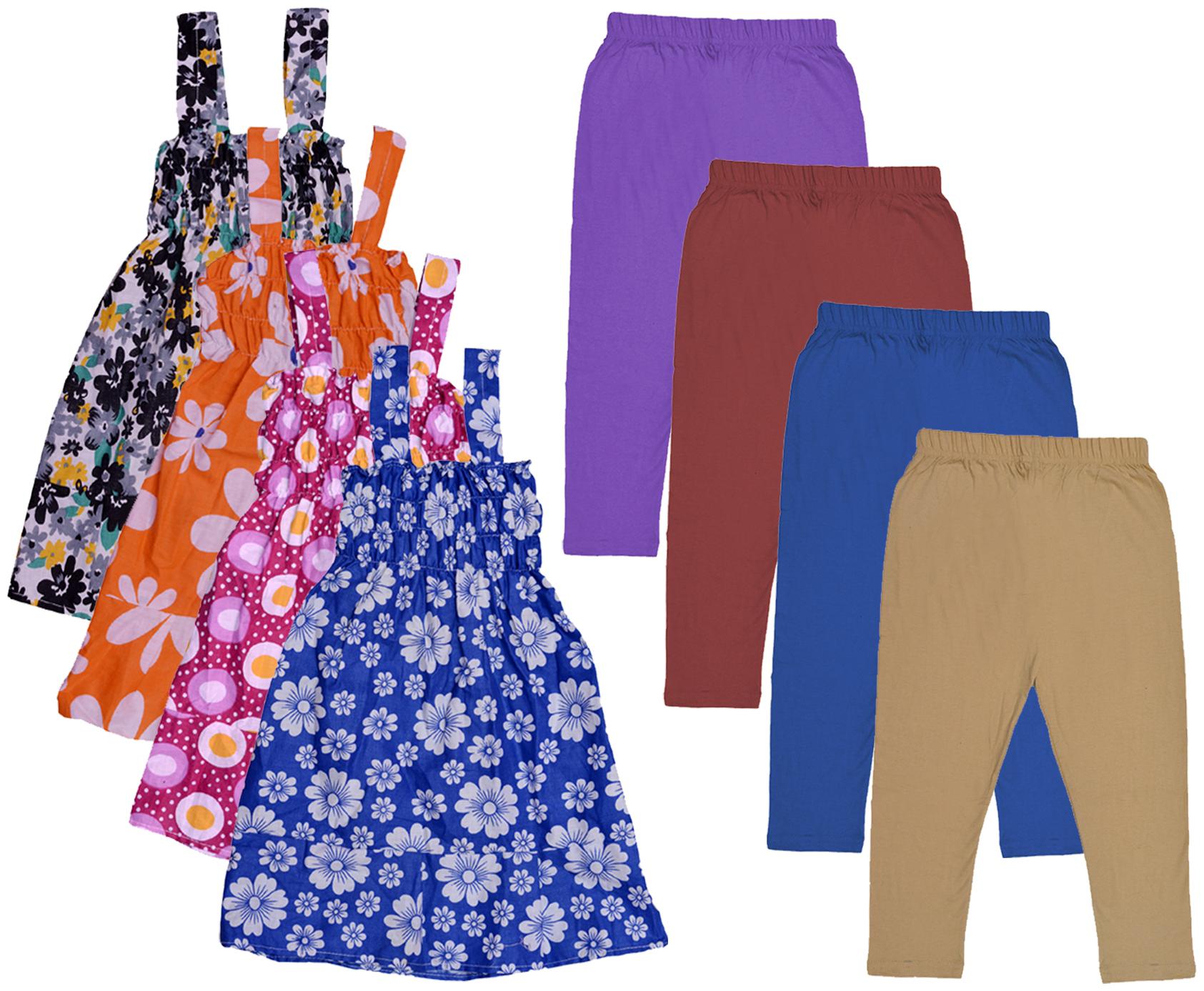 

Kavya Girl Cotton Top Bottom Set - Multi