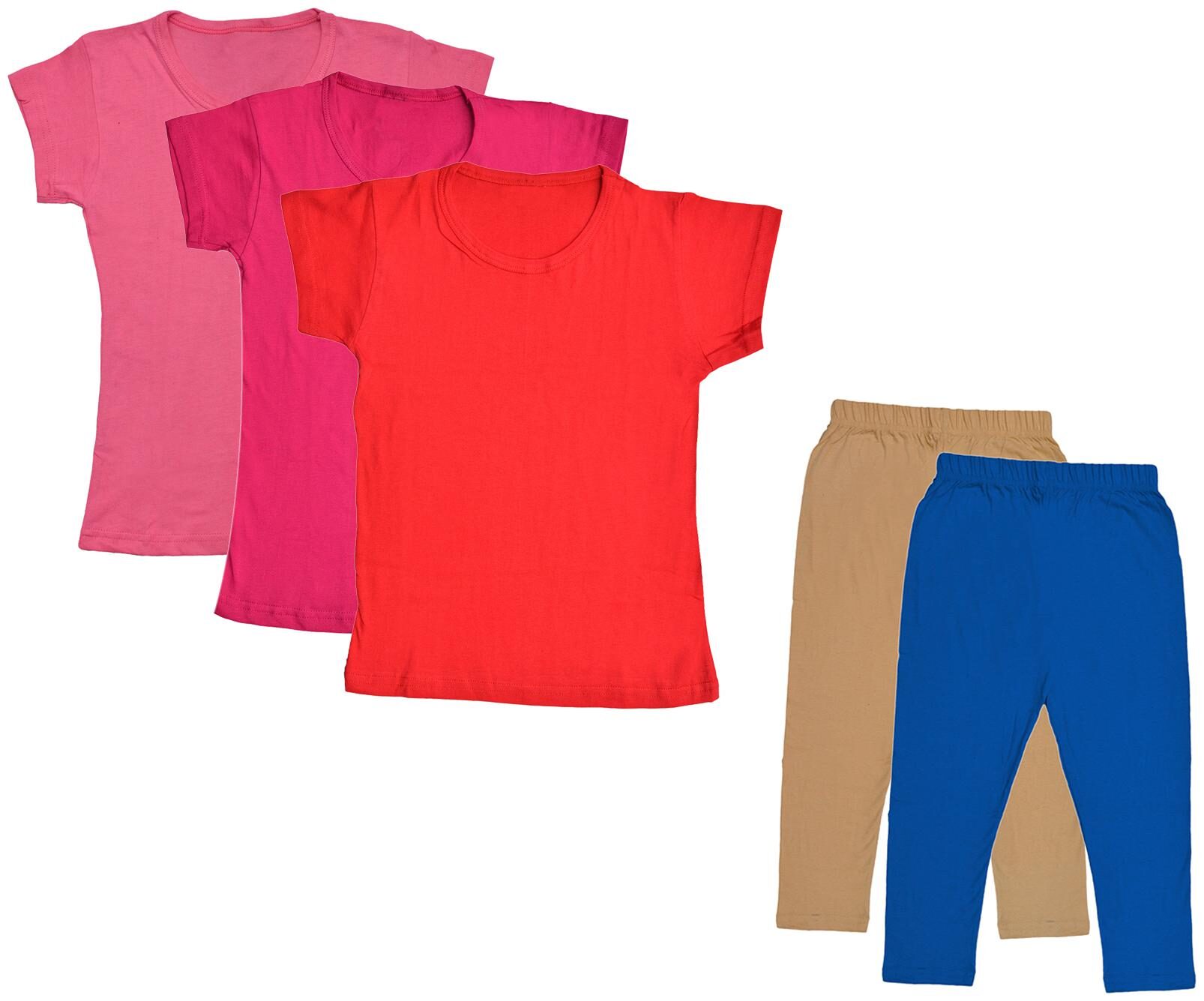 

Kavya Girl Cotton Top Bottom Set - Multi