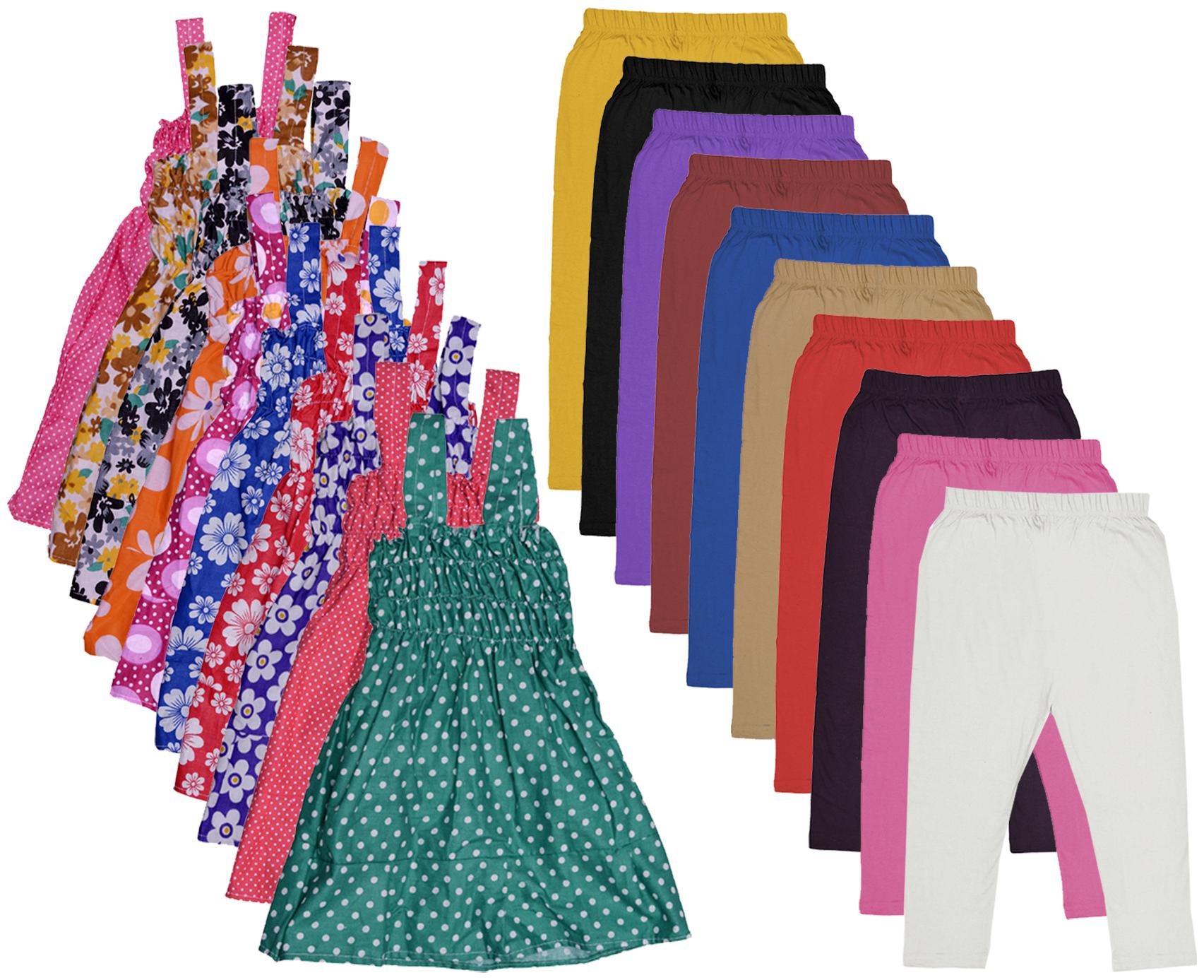 

Kavya Girl Cotton Top Bottom Set - Multi