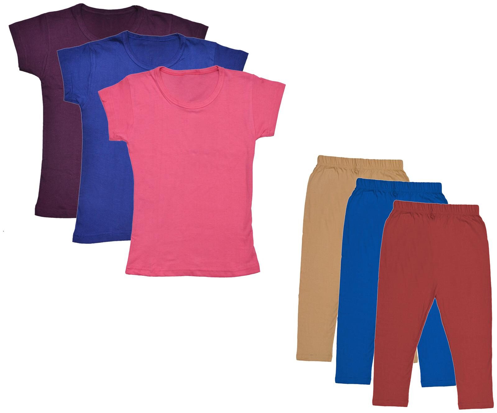 

Kavya Girl Cotton Top Bottom Set - Multi