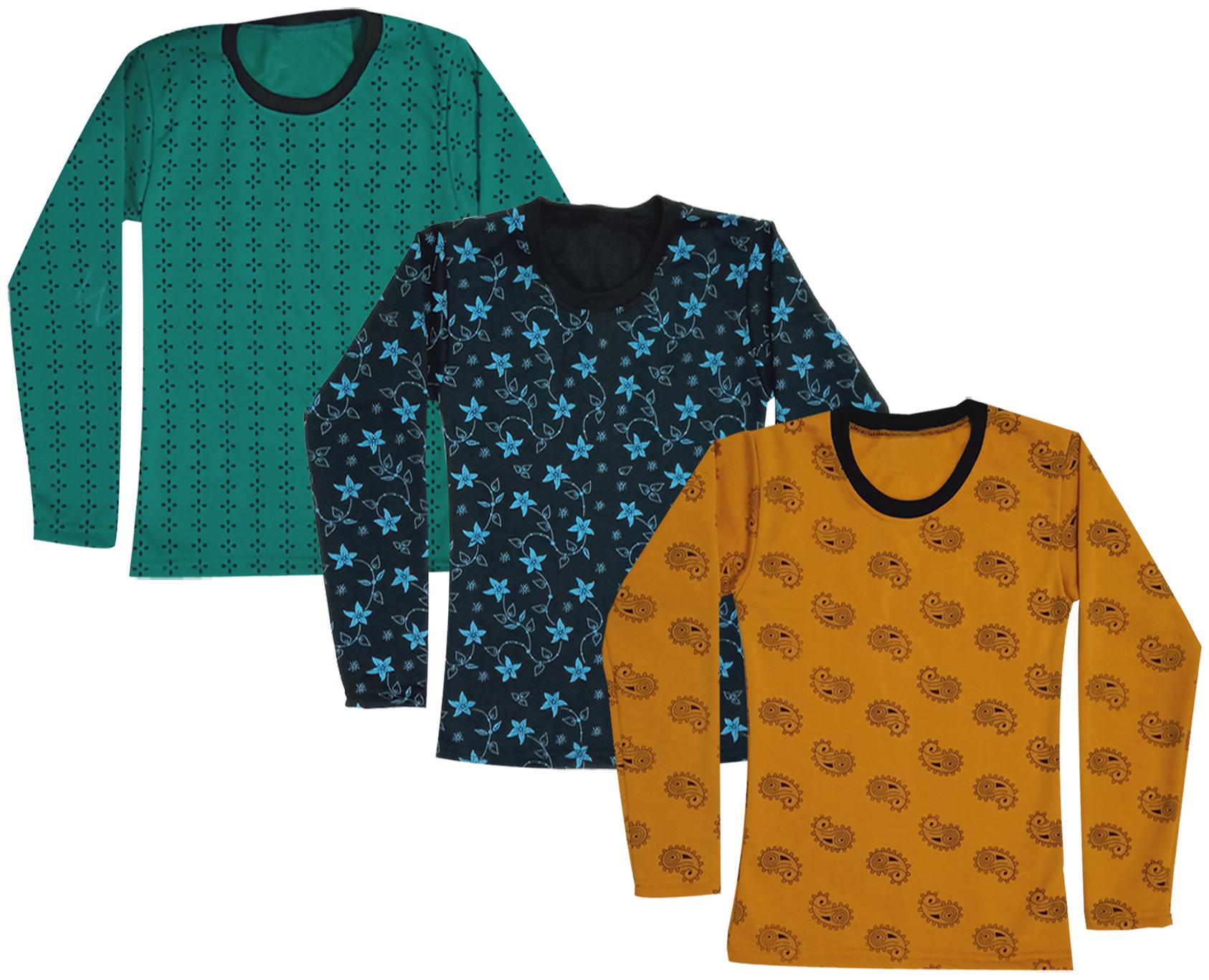 

Kavya Girl Wool Printed T shirt - Multi