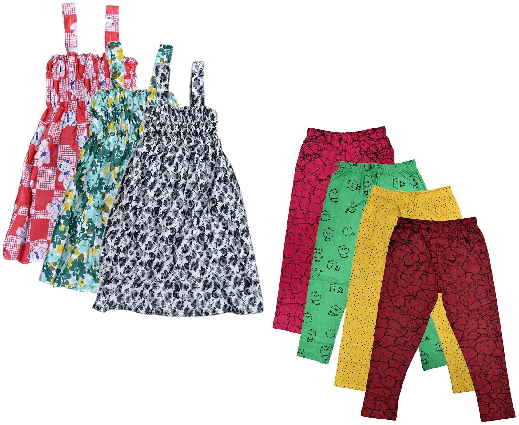 

Kavya Girl Cotton Top Bottom Set - Multi