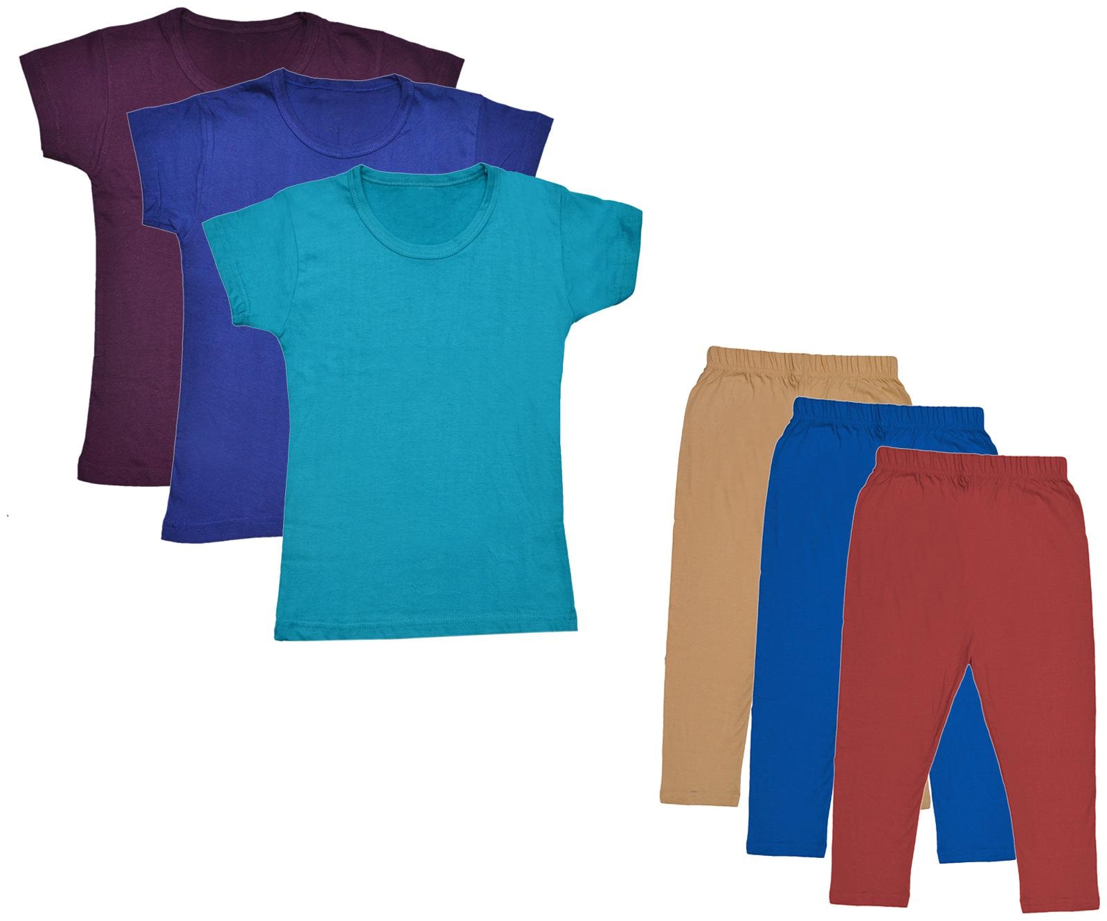 

Kavya Girl Cotton Top Bottom Set - Multi