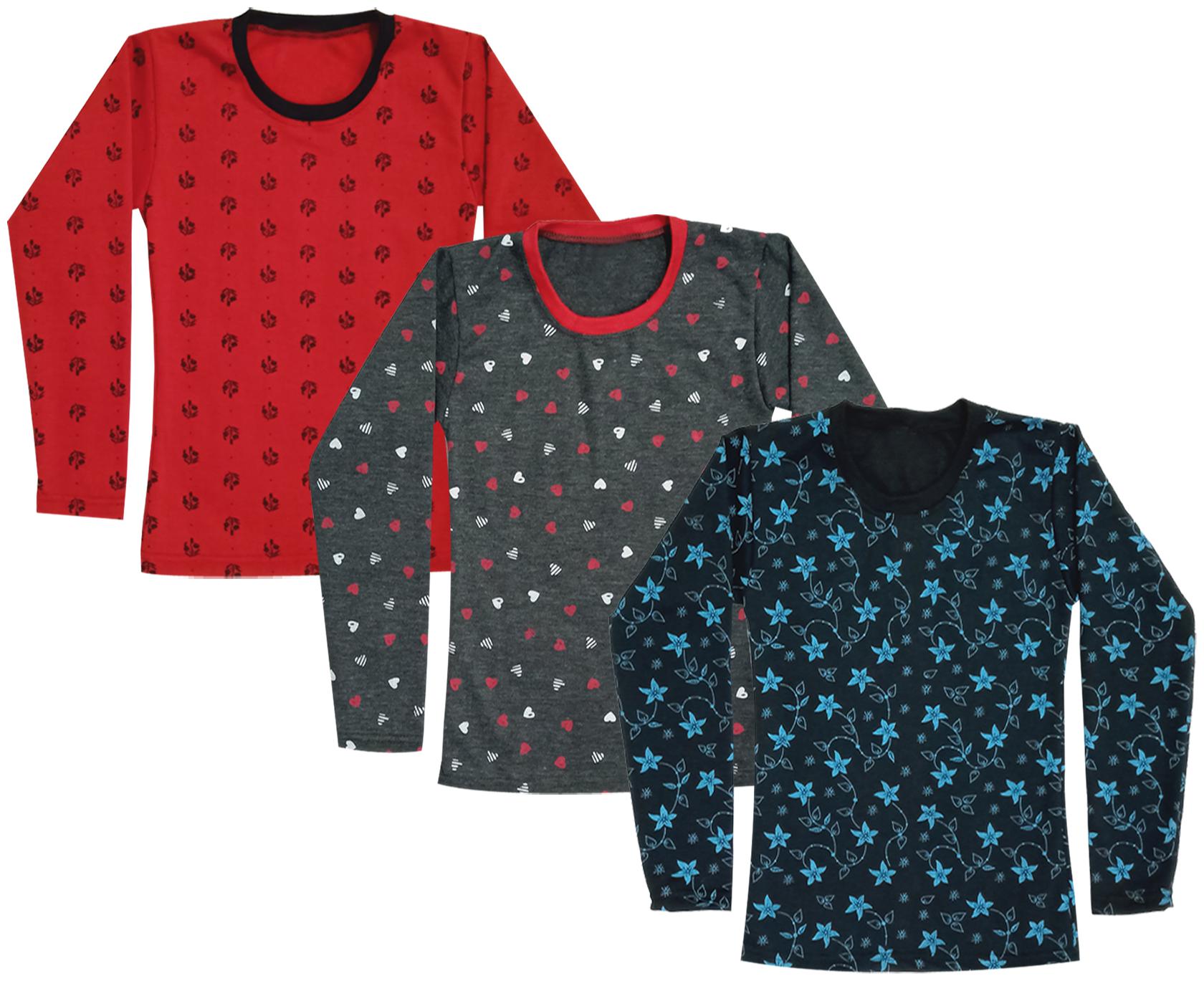 

Kavya Girl Wool Printed T shirt - Multi