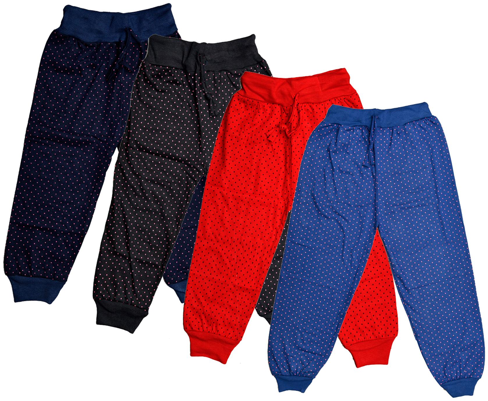 

KAVYA Girls Cotton Printed Capri (Pack of 4)