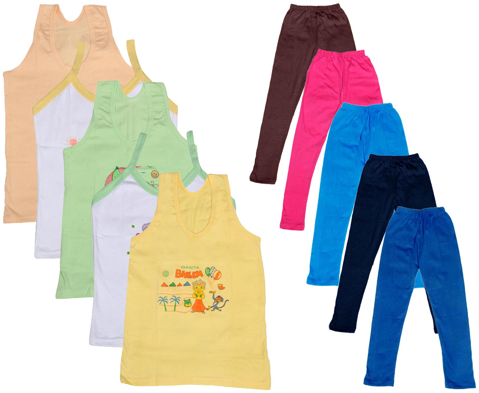 

Kavya Girl Cotton Top Bottom Set - Multi