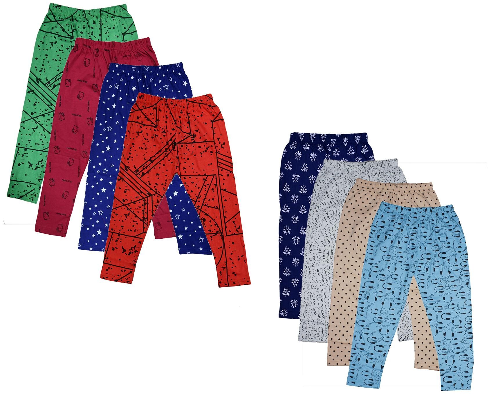 

Kavya Girl Cotton Printed Capri - Multi