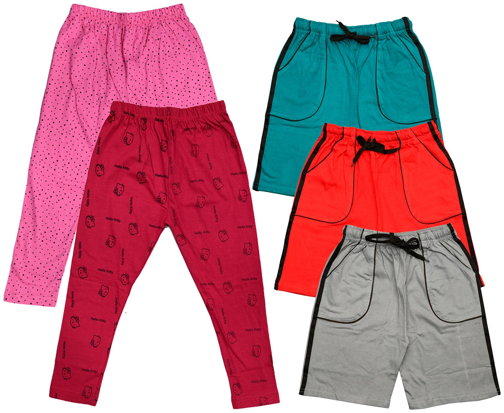 

Kavya Girl Cotton Printed Capri - Multi