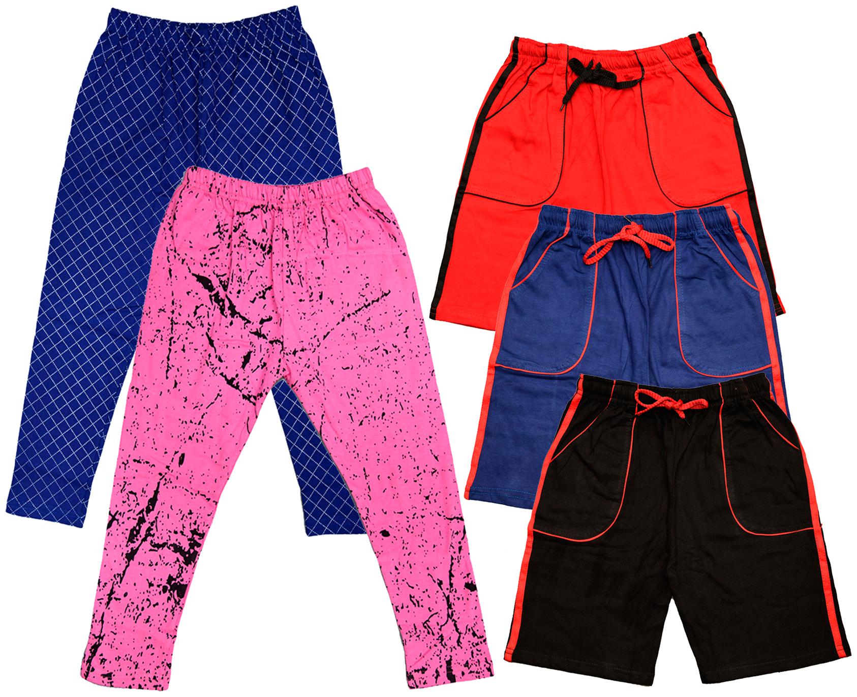 

Kavya Girl Cotton Printed Capri - Multi
