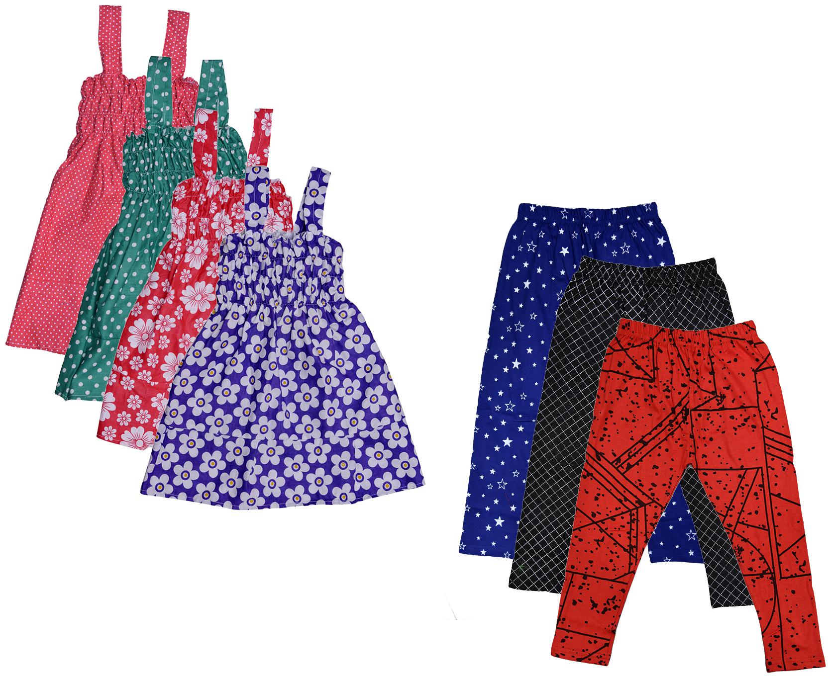 

Kavya Girl Cotton Top Bottom Set - Multi