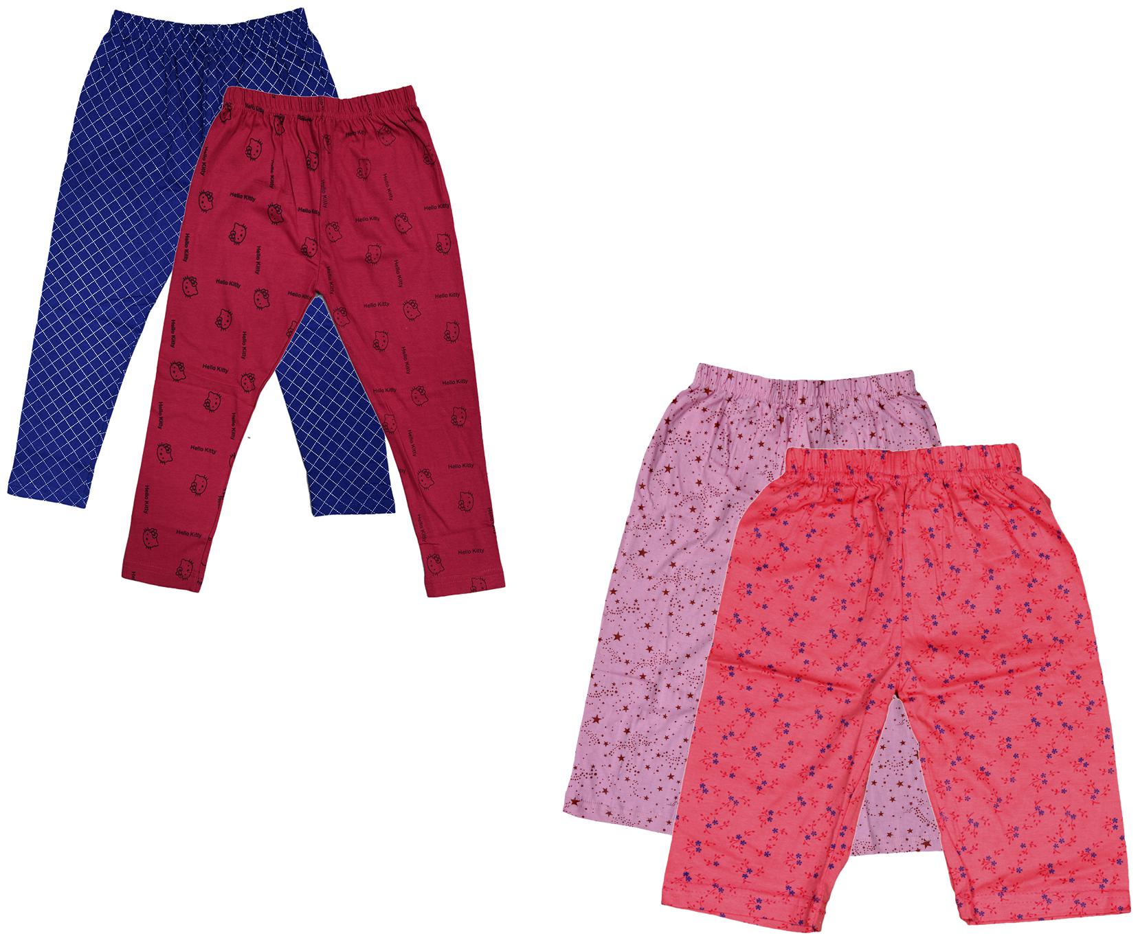 

Kavya Girl Cotton Printed Capri - Multi