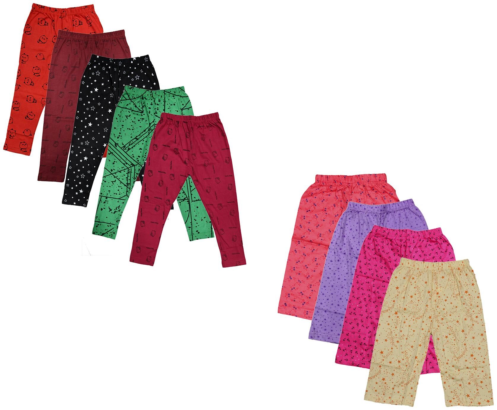 

Kavya Girl Cotton Printed Capri - Multi