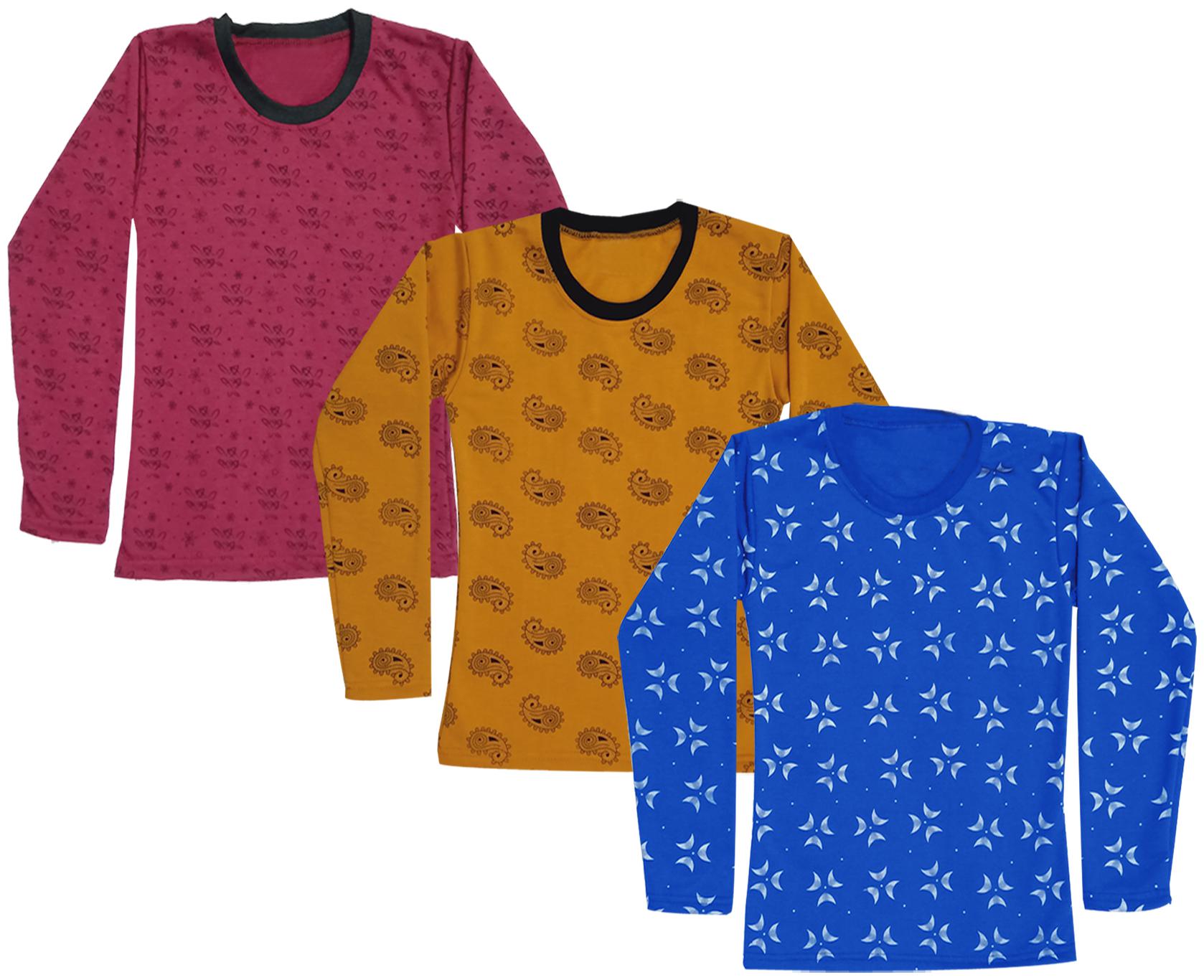 

Kavya Girl Wool Printed T shirt - Multi