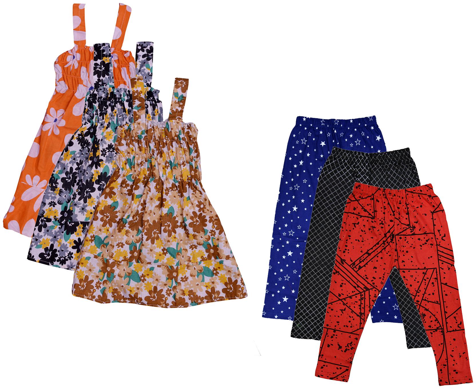 

Kavya Girl Cotton Top Bottom Set - Multi