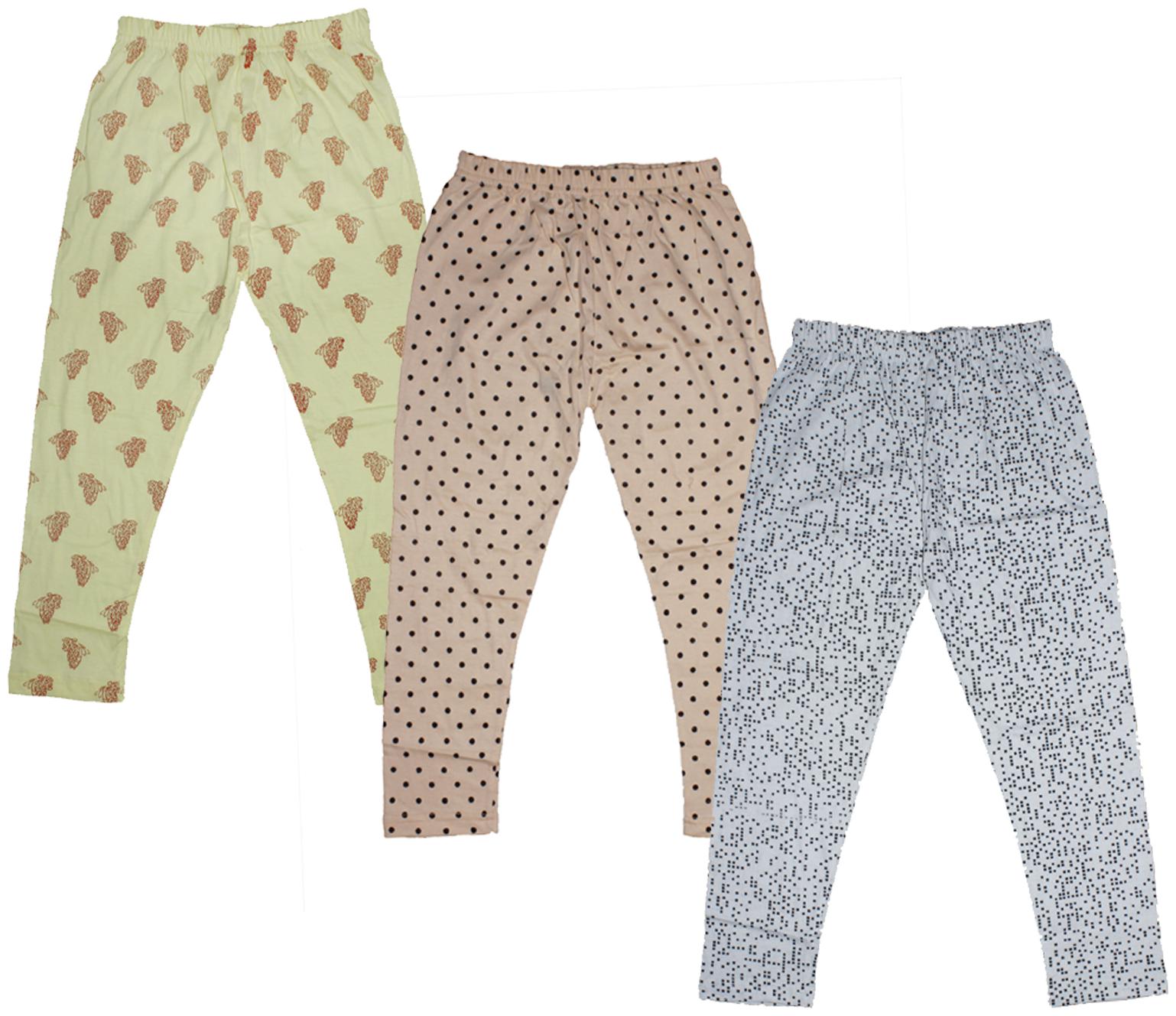 

KAVYA Girls Combo Pack Of Printed Capri Multi (Pack of 3)