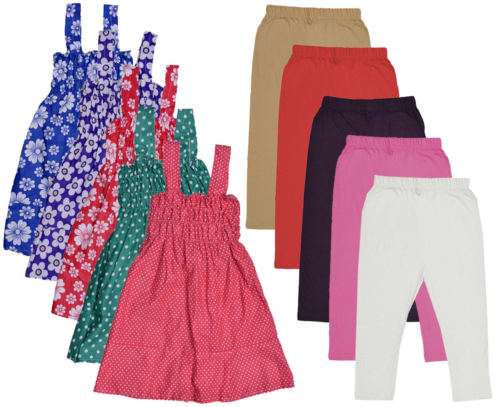 

Kavya Girl Cotton Top Bottom Set - Multi