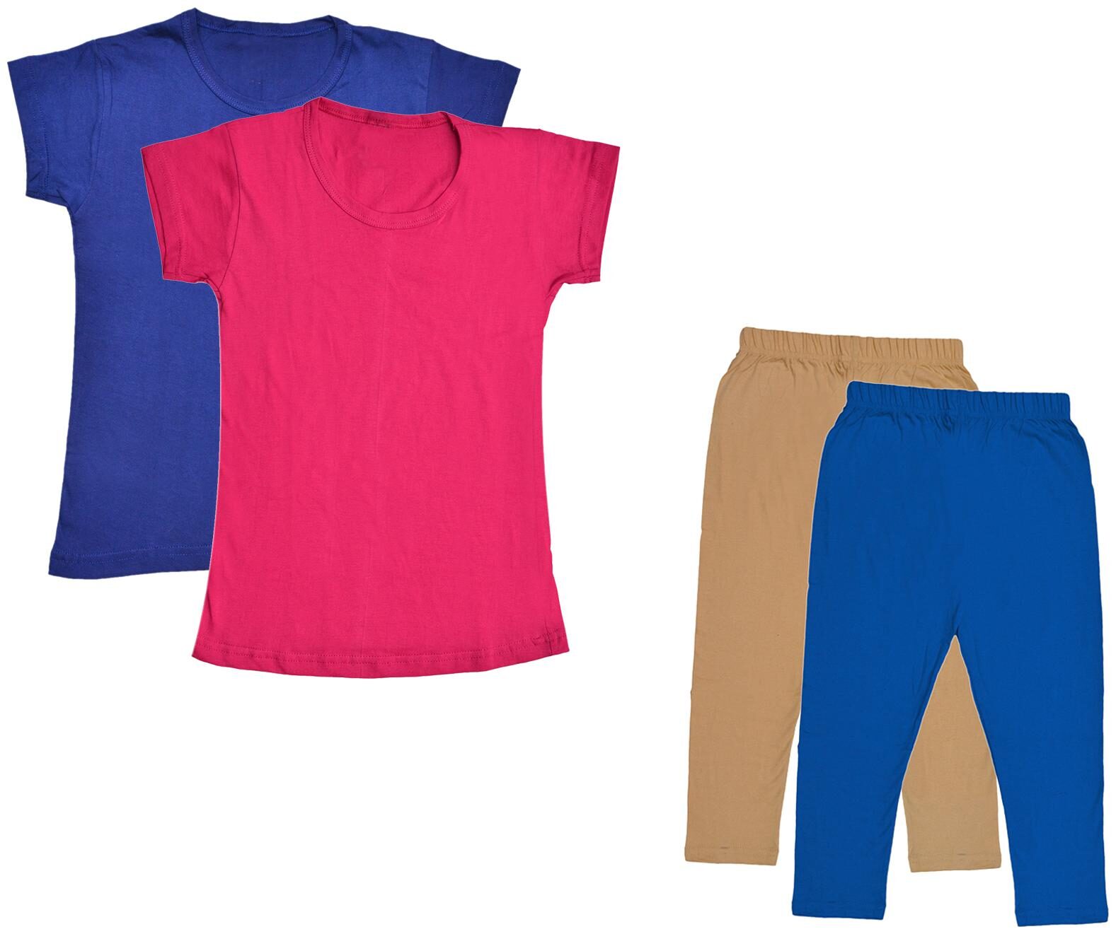 

Kavya Girl Cotton Top Bottom Set - Multi