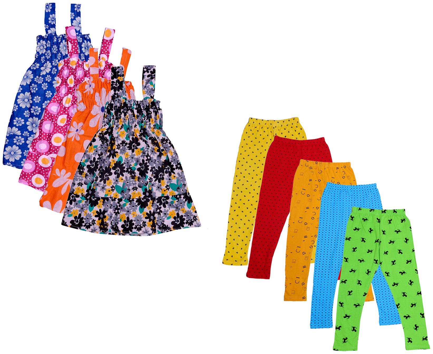 

Kavya Girl Cotton Top Bottom Set - Multi