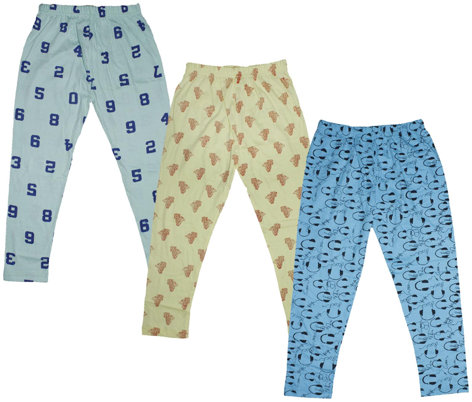 

KAVYA Girls Combo Pack Of Printed Capri Multi (Pack of 3)