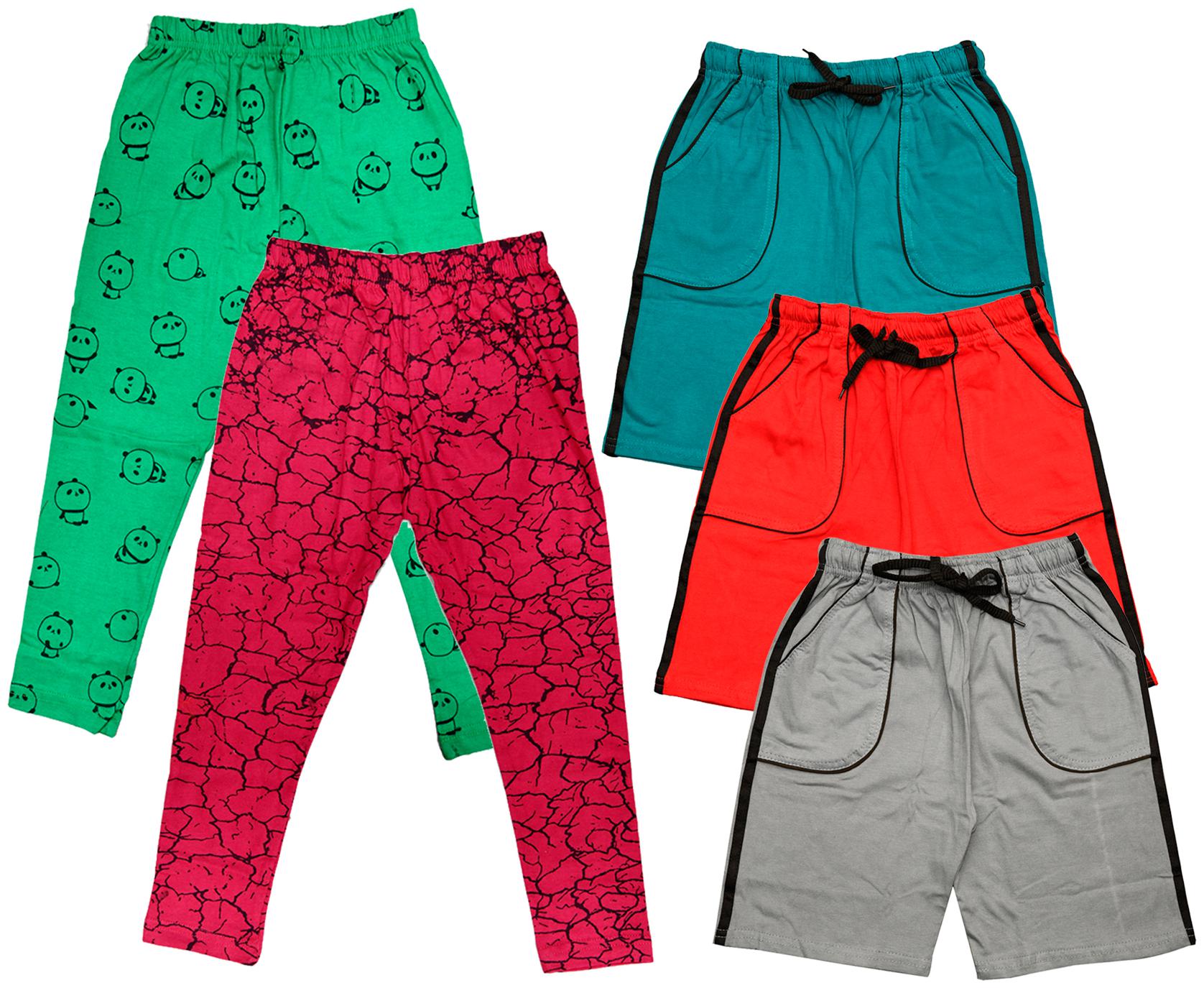 

Kavya Girl Cotton Printed Capri - Multi